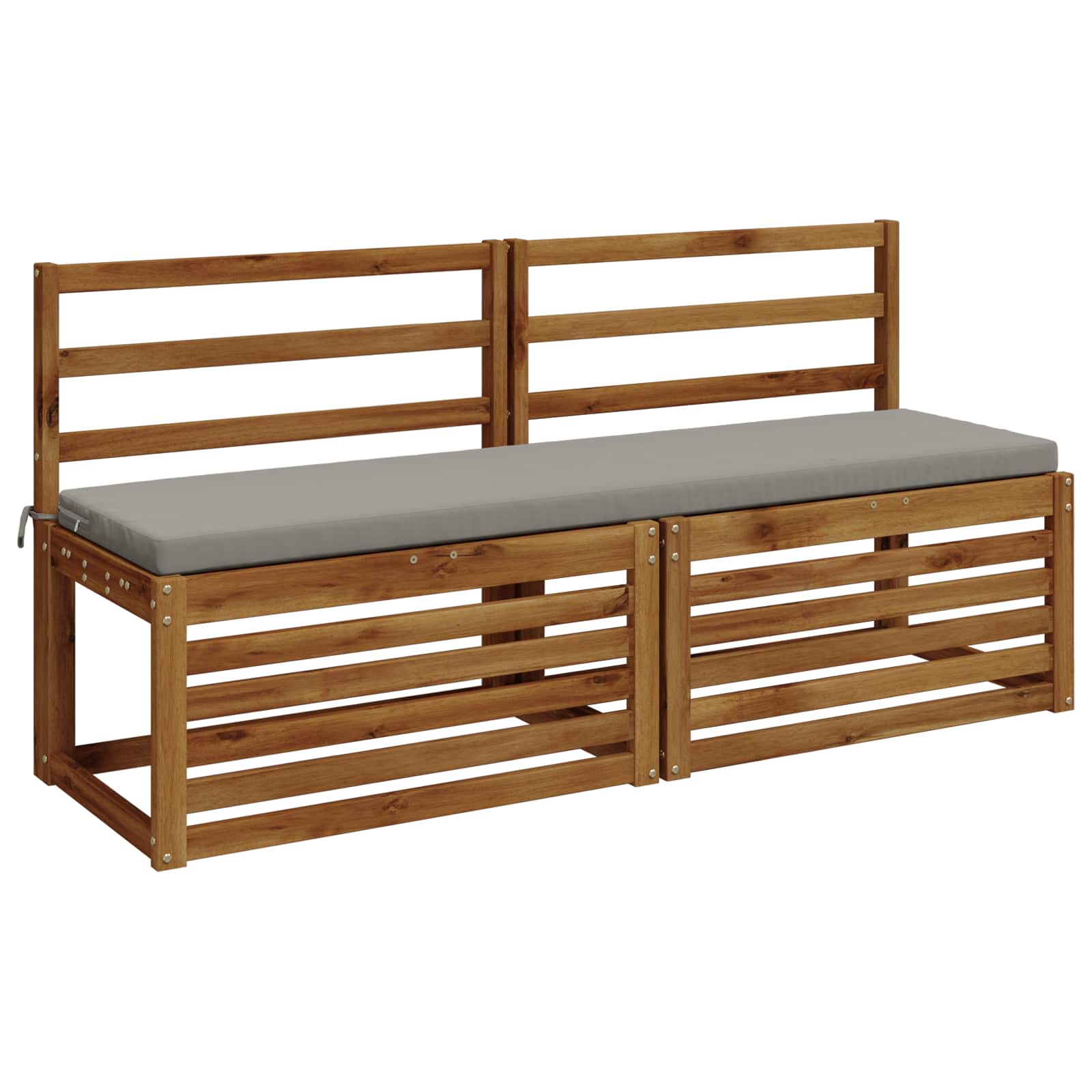Bankkussen SOEST 100% Polyester Grijs 140 x 40 x 5 cm image 2