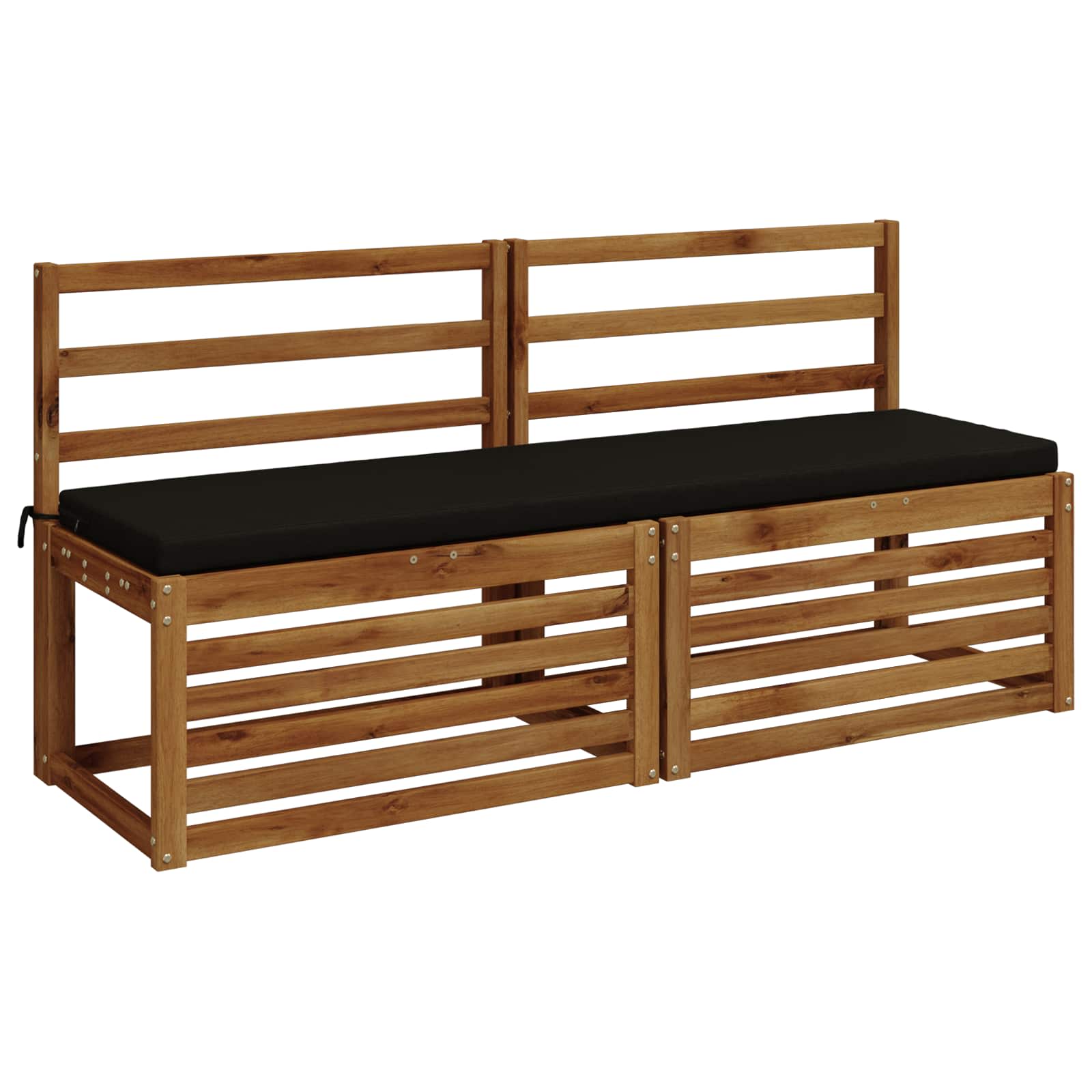 Bankkussen SOEST 100% Polyester Zwart 150 x 40 x 5 cm image 2