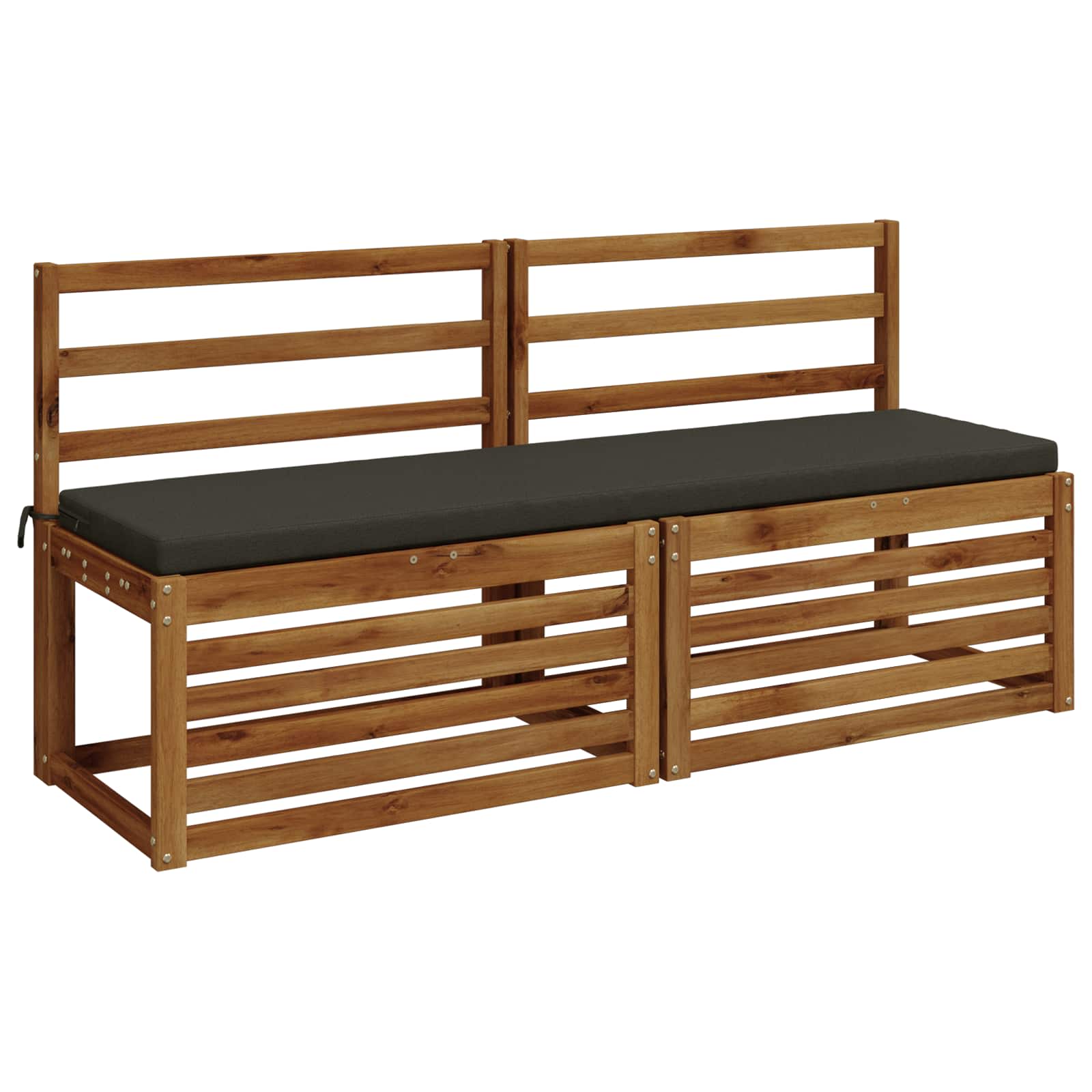 Bankkussen SOEST 100% Polyester Antraciet 150 x 40 x 5 cm image 2