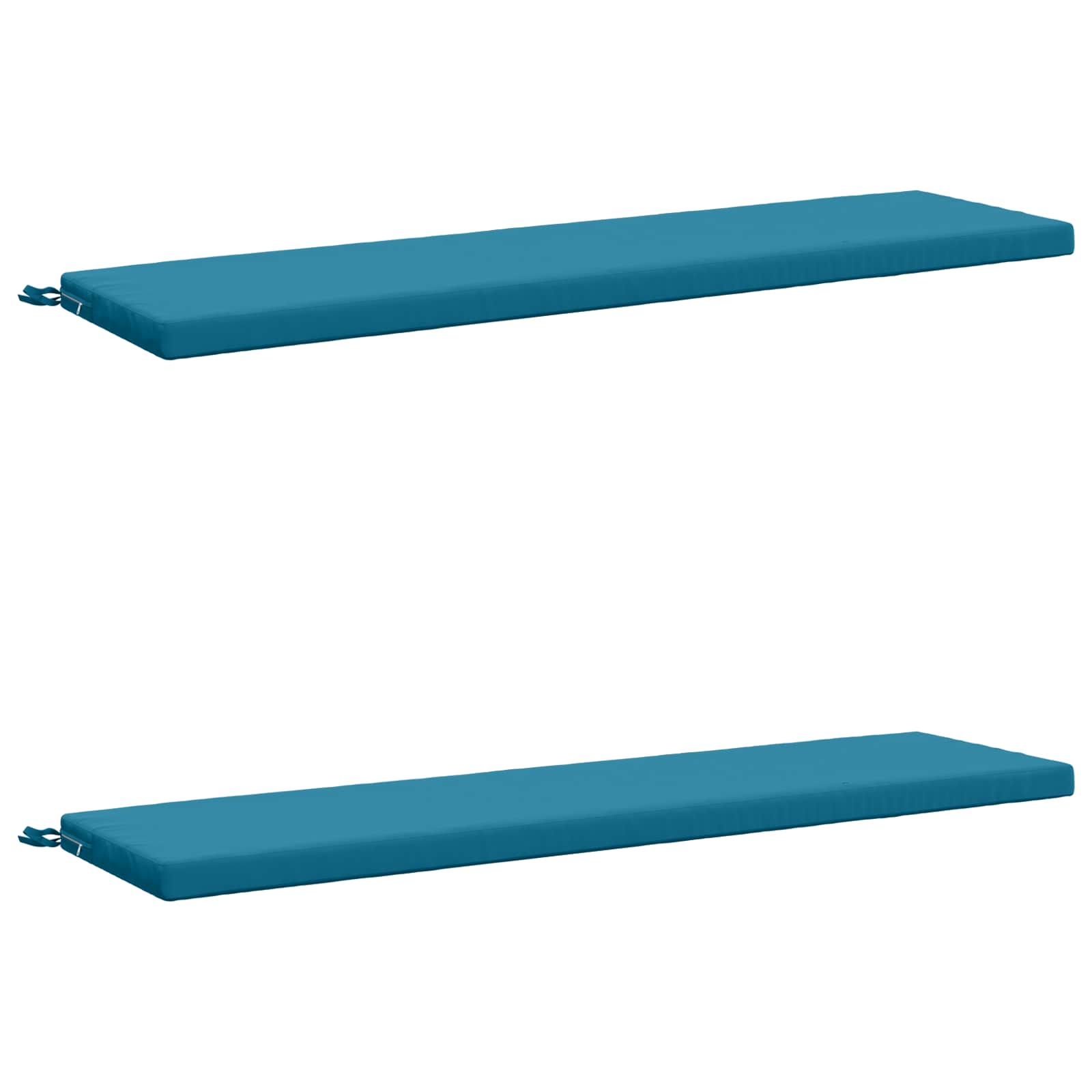 2-delige Bankkussens SOEST 2 st 100% Polyester Lichtblauw image 2