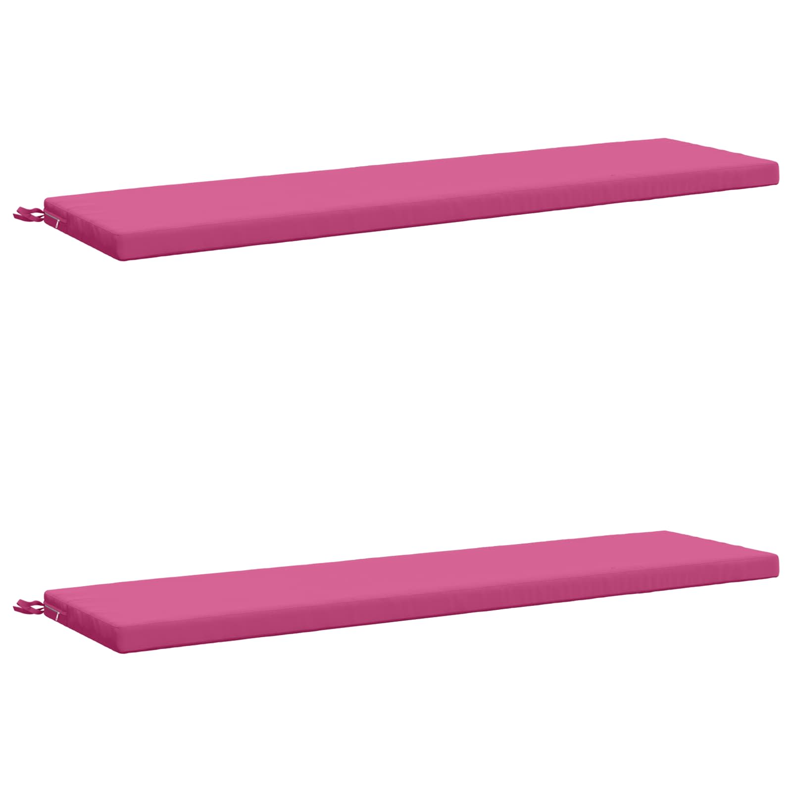 2-delige Bankkussens SOEST 2 st 100% Polyester Roze image 1