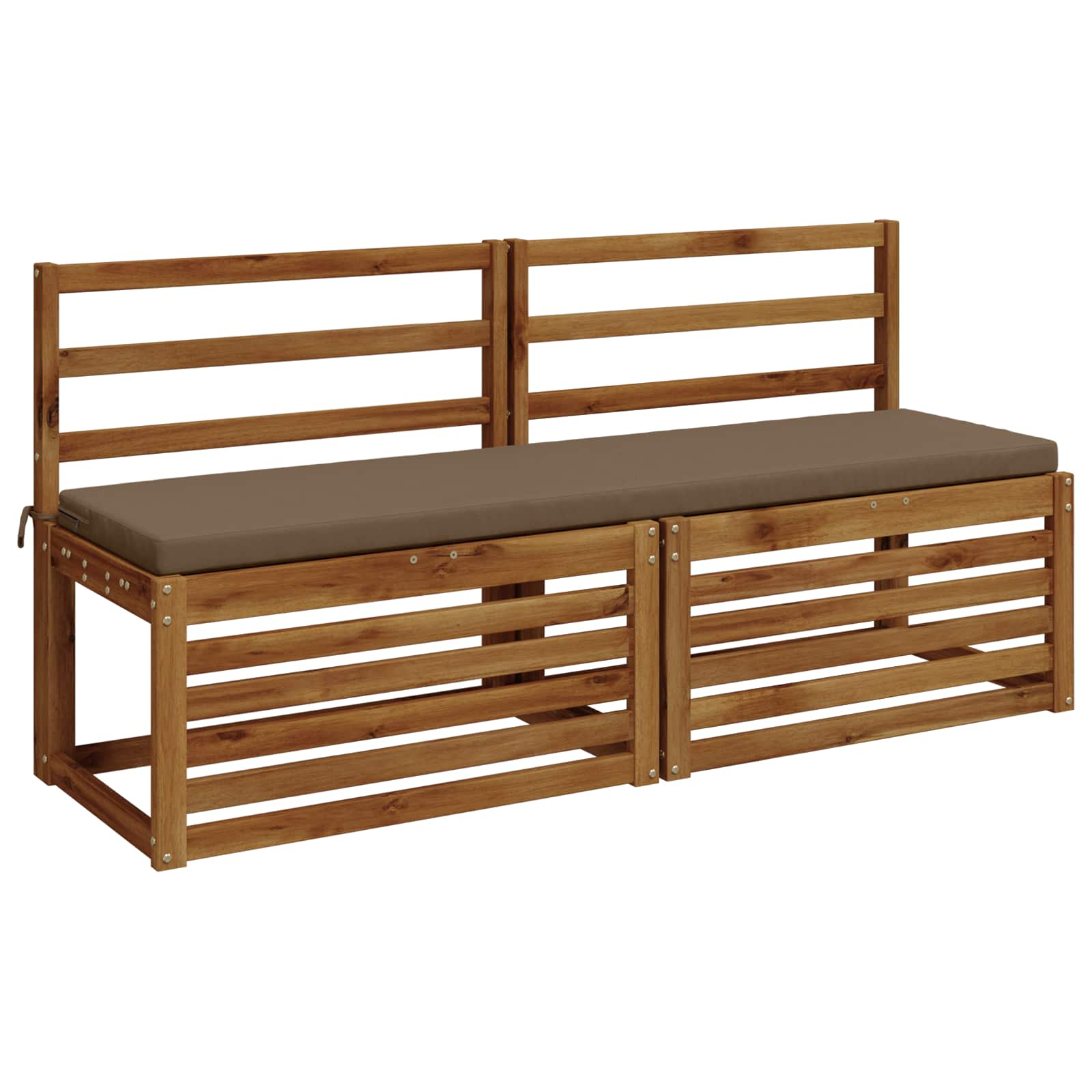Bankkussen SOEST 100% Polyester Taupe 160 x 40 x 5 cm image 2