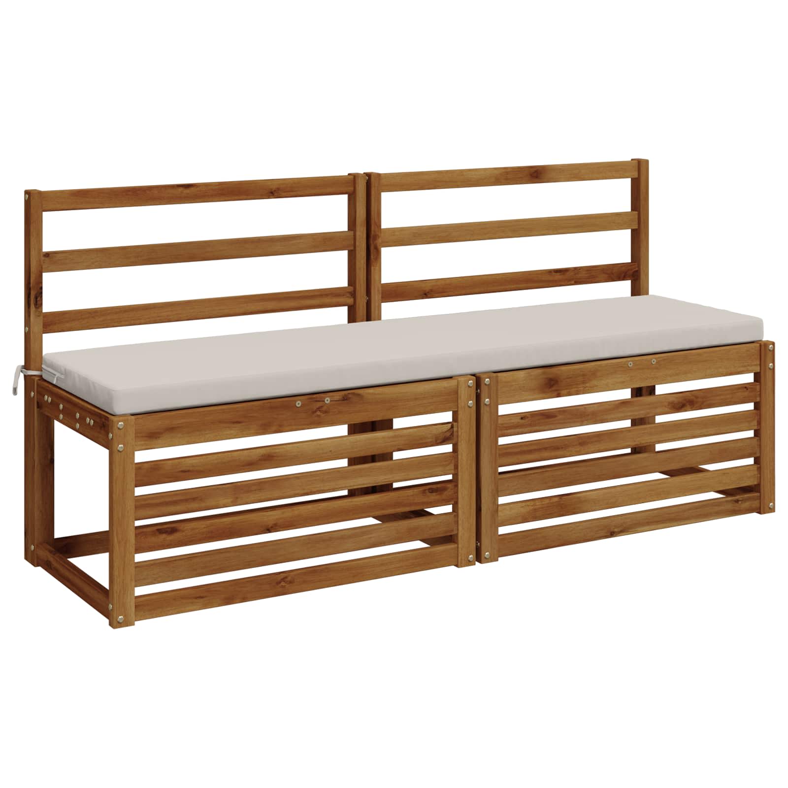 Bankkussen SOEST 100% Polyester Wit 160 x 40 x 5 cm image 2
