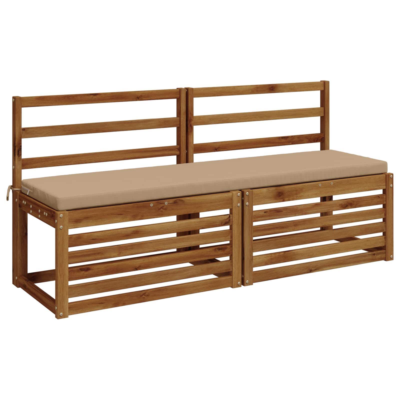 Bankkussen SOEST 100% Polyester Zand 160 x 40 x 5 cm image 2
