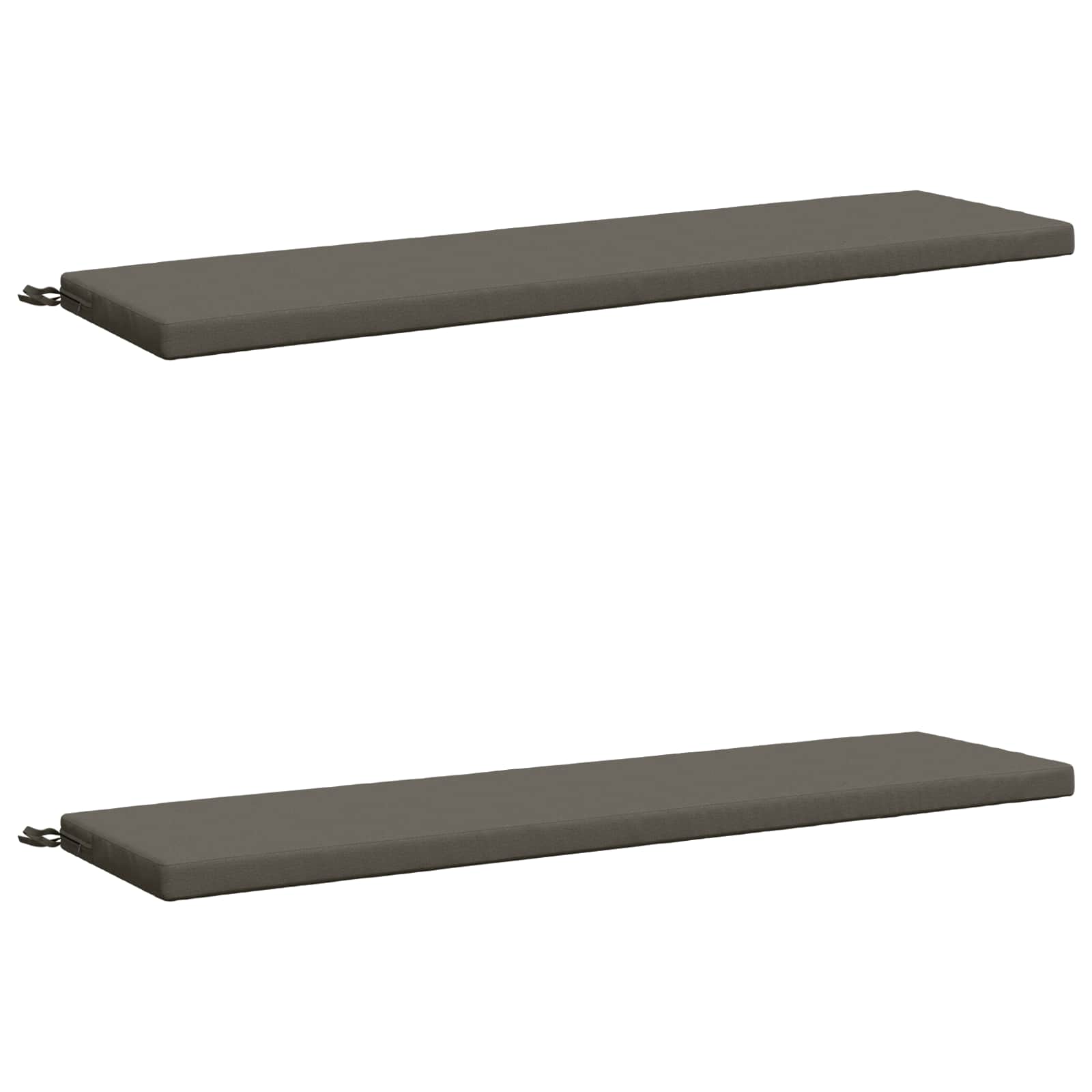 2-delige Bankkussens SOEST 2 st 100% Polyester Grijs image 1