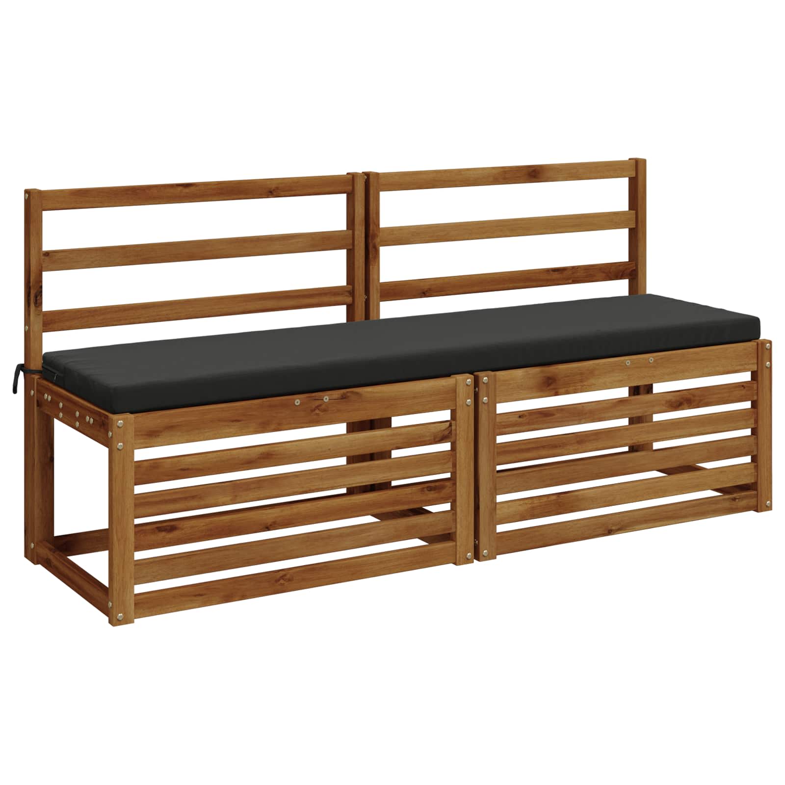 Bankkussen SOEST 100% Polyester Antraciet 160 x 40 x 5 cm image 2