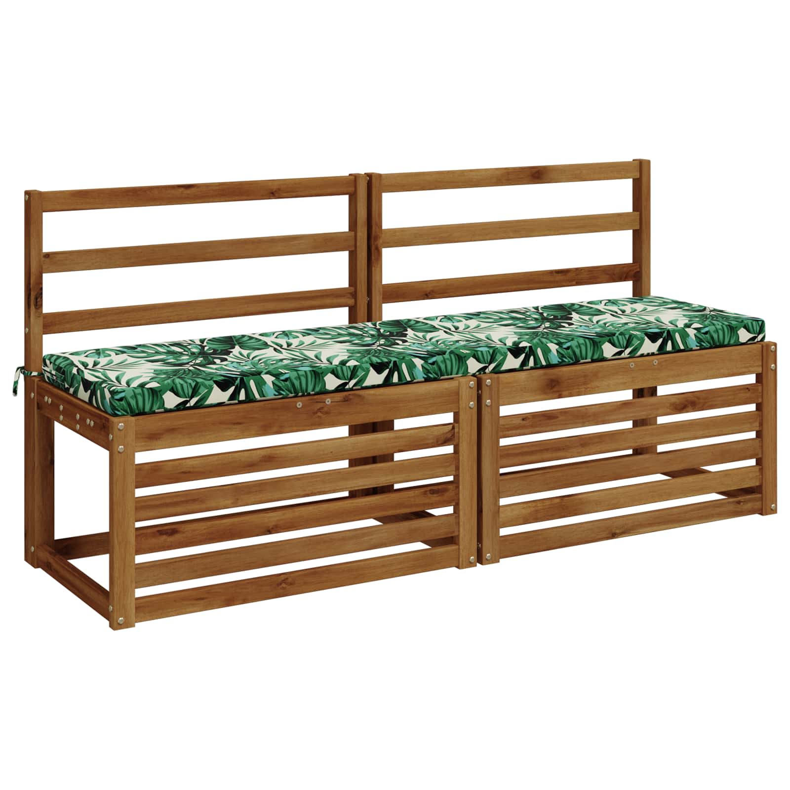Bankkussen SOEST 100% Polyester Bladpatroon 160 x 40 x 5 cm image 2