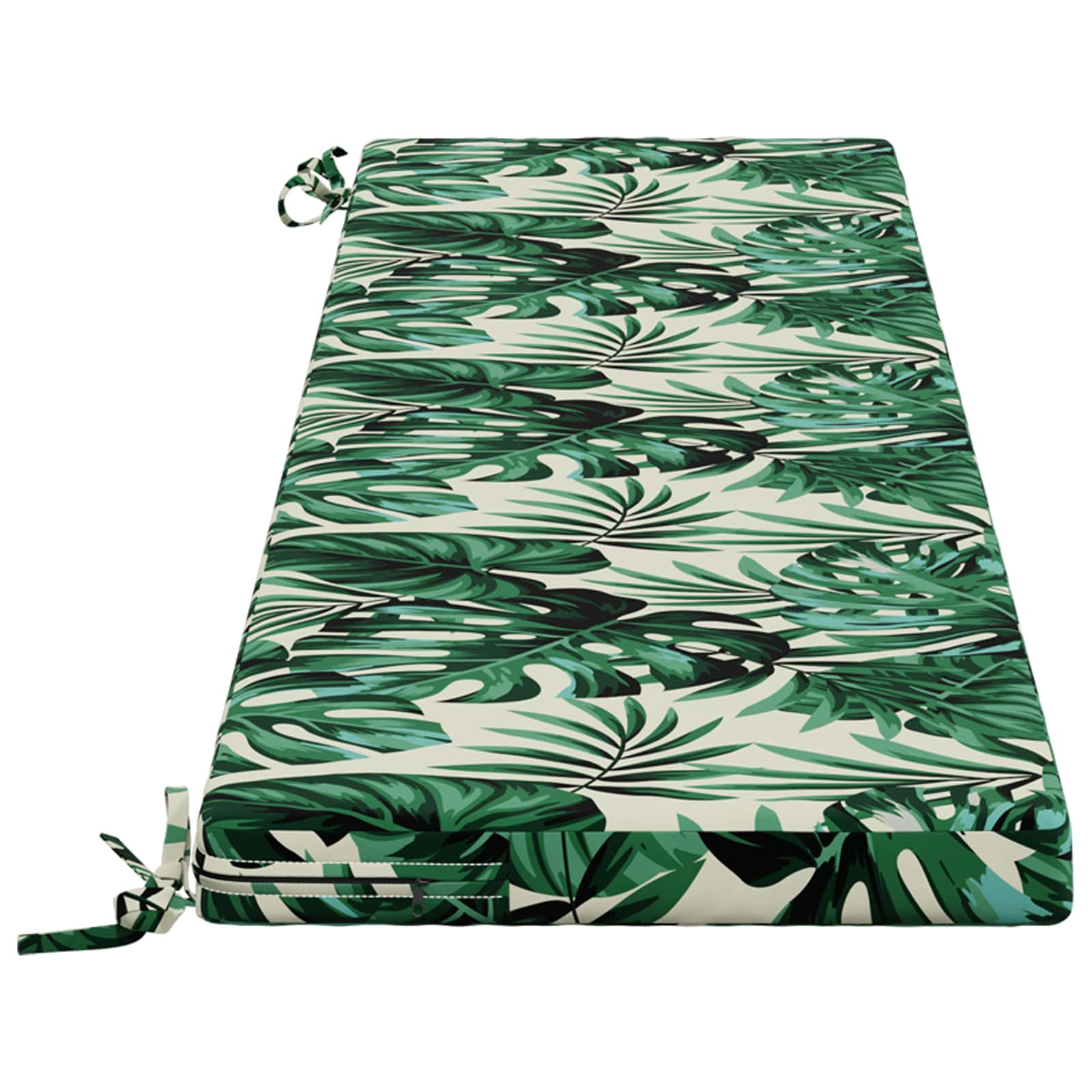 Bankkussen SOEST 100% Polyester Bladpatroon 160 x 40 x 5 cm image 3