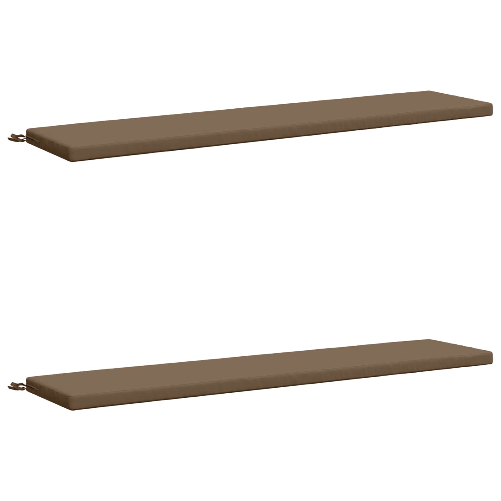 2-delige Bankkussens SOEST 2 st 100% Polyester Taupe image 2