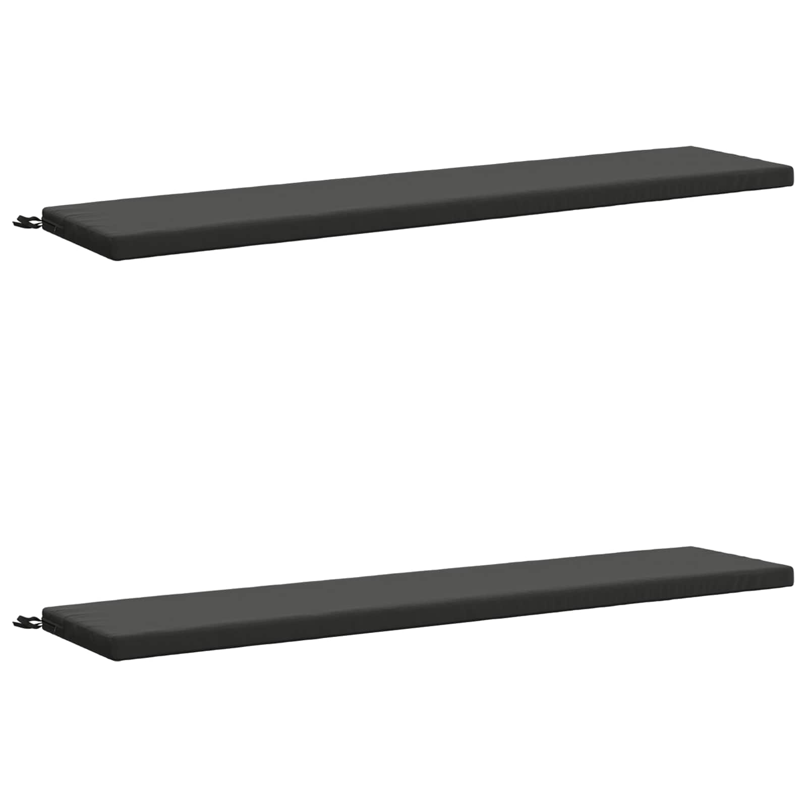 2-delige Bankkussens SOEST 2 st 100% Polyester Antraciet image 1