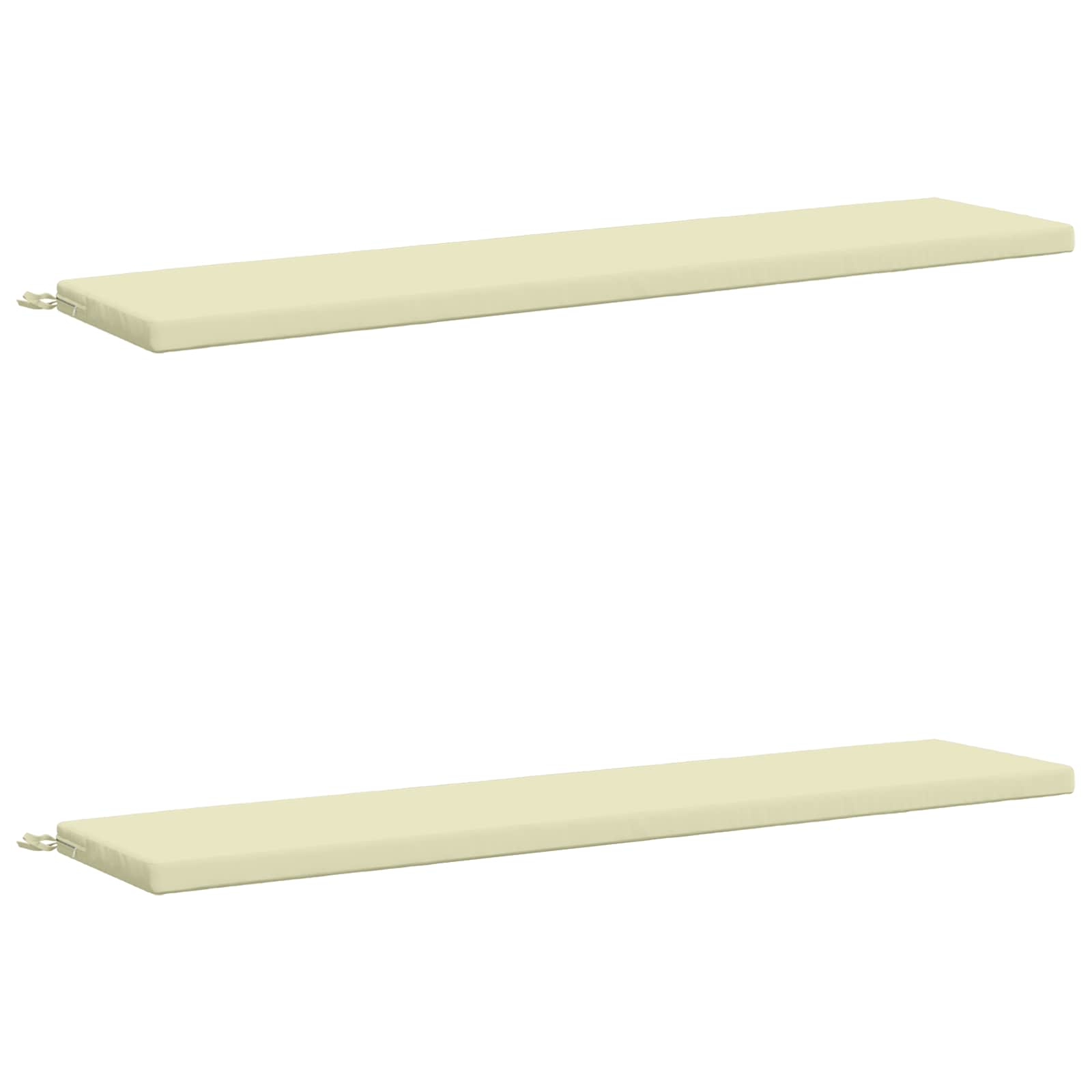 2-delige Bankkussens SOEST 2 st 100% Polyester Crèmekleurig image 2
