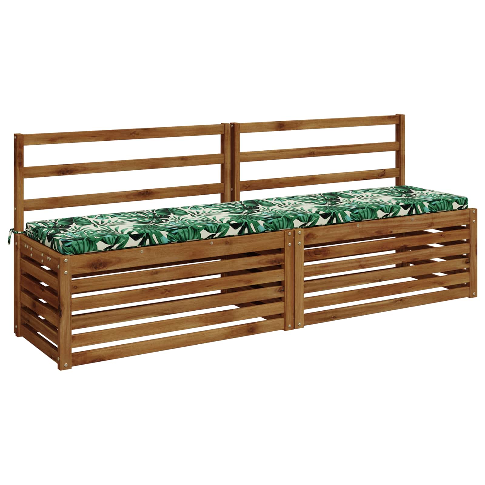 Bankkussen SOEST 100% Polyester Bladpatroon 170 x 40 x 5 cm image 2