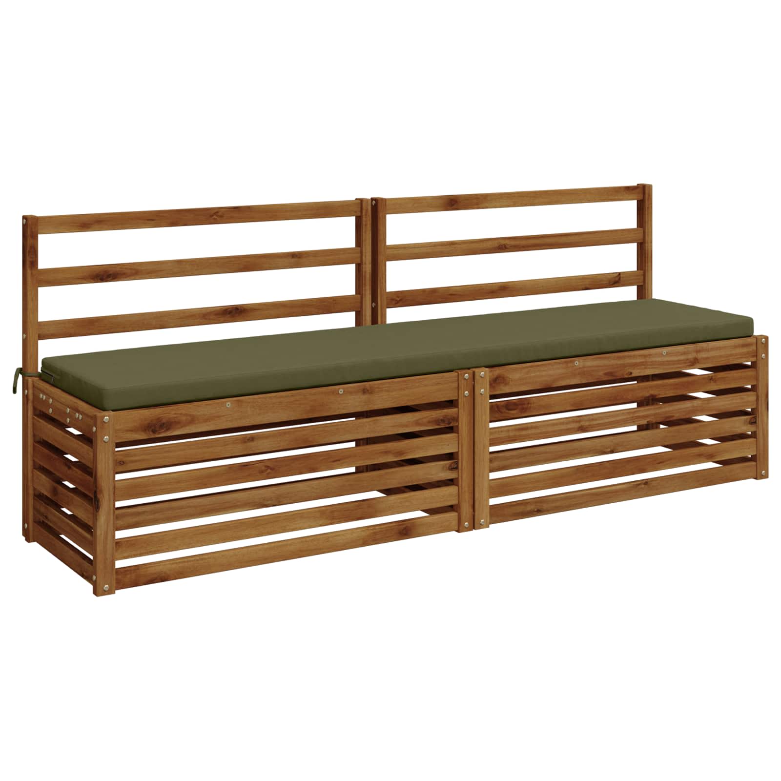 Bankkussen SOEST 100% Polyester Olijfgroen 180 x 40 x 5 cm image 2