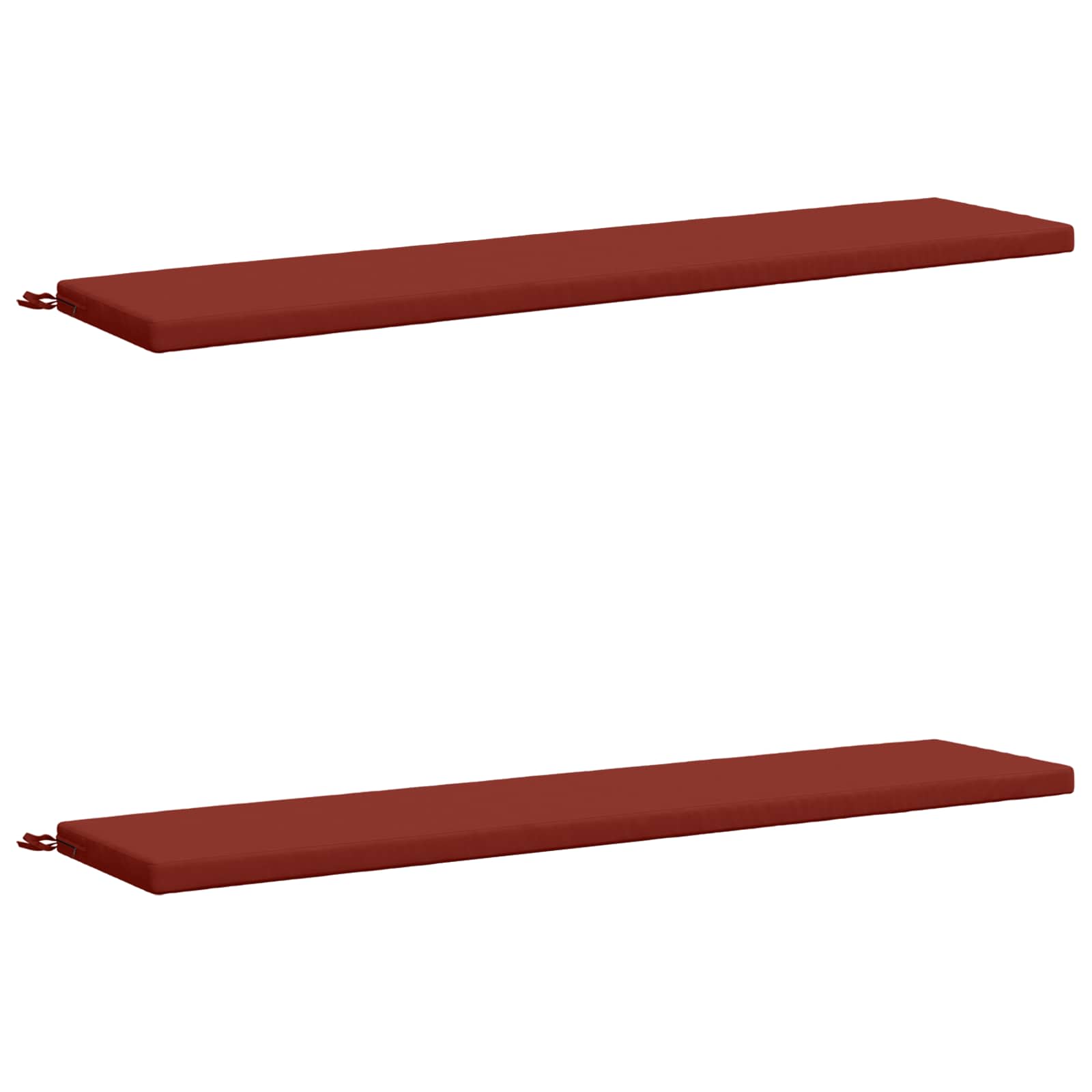 2-delige Bankkussens SOEST 2 st 100% Polyester Rood image 2