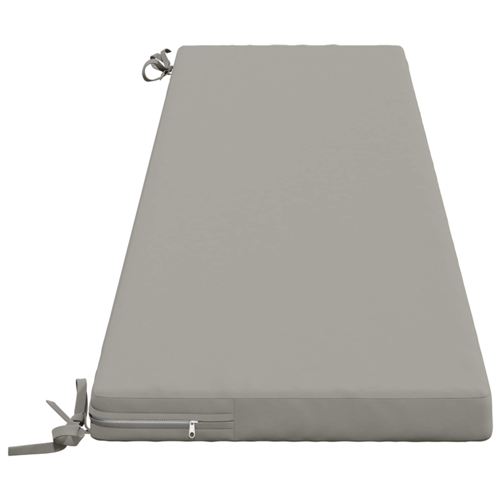 Bankkussen SOEST 100% Polyester Grijs 180 x 40 x 5 cm image 3