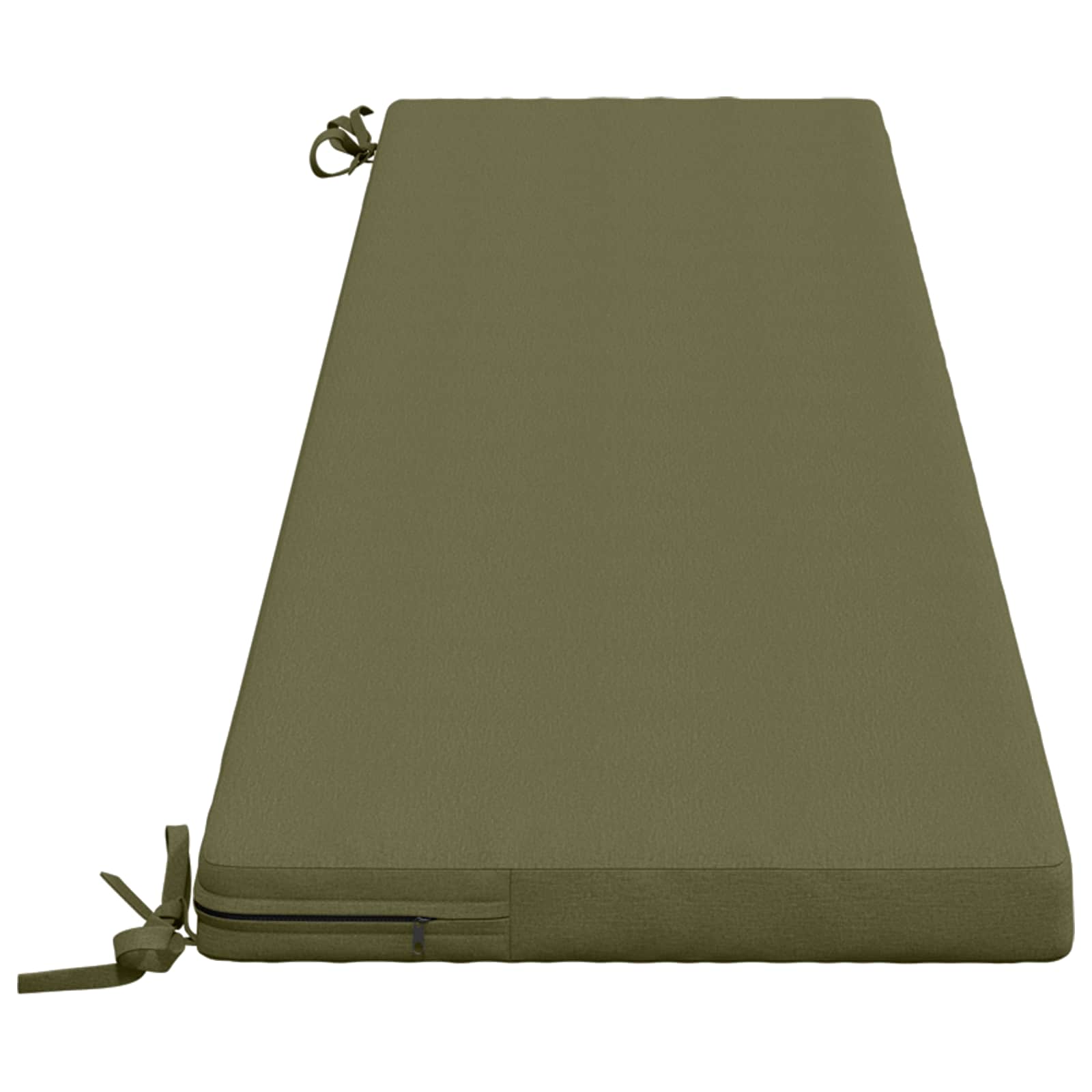 Bankkussen SOEST 100% Polyester Olijfgroen 200 x 40 x 5 cm image 3