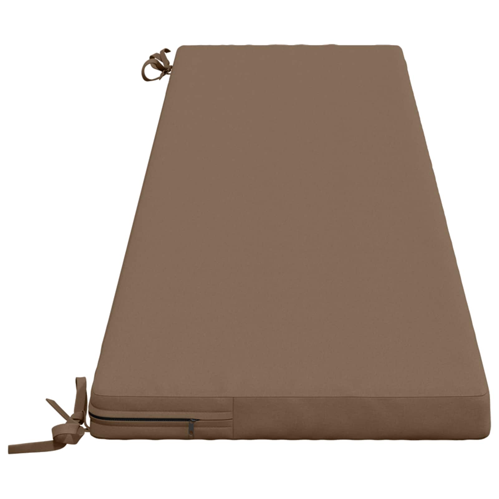 Bankkussen SOEST 100% Polyester Taupe 200 x 40 x 5 cm image 3
