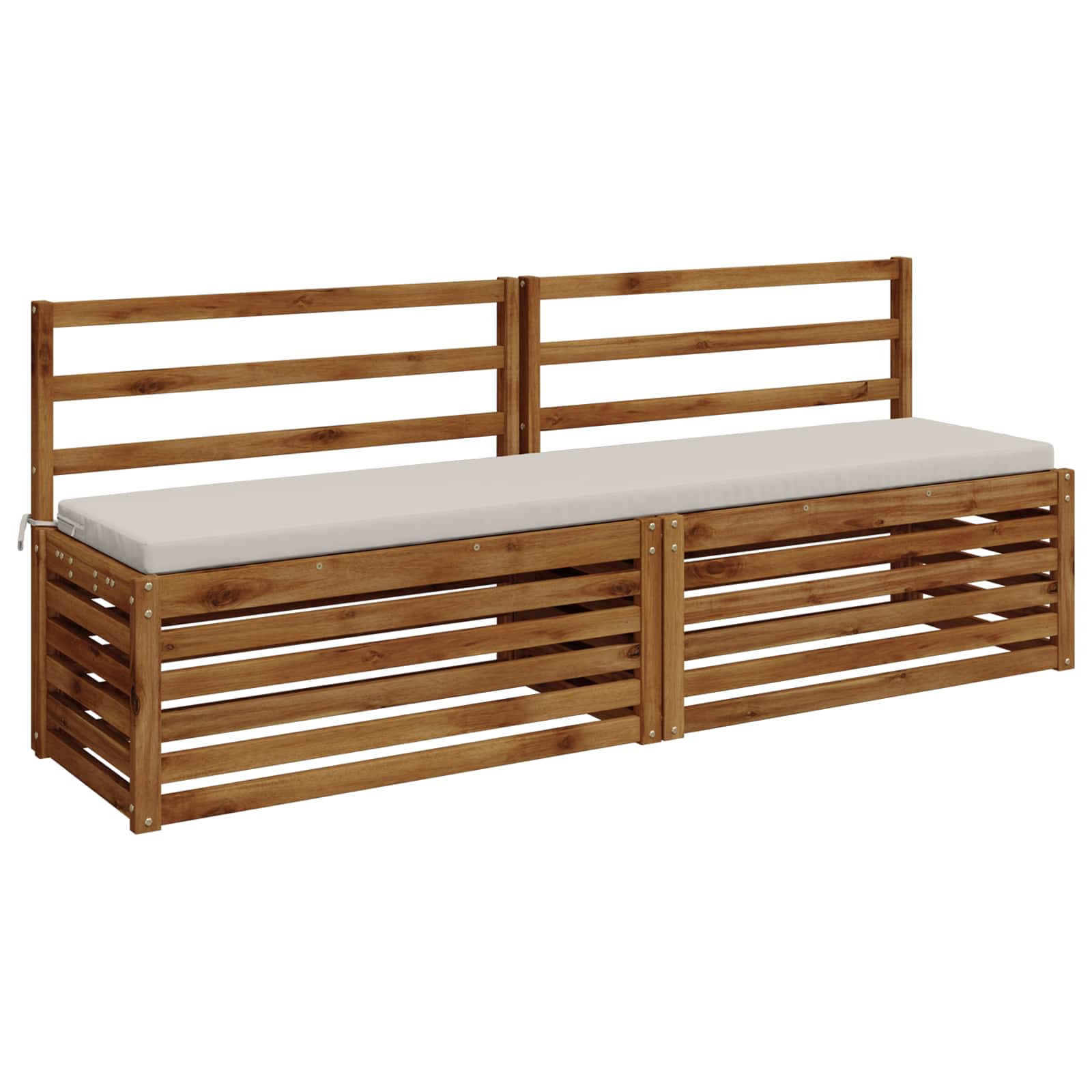 Bankkussen SOEST 100% Polyester Wit 200 x 40 x 5 cm image 2