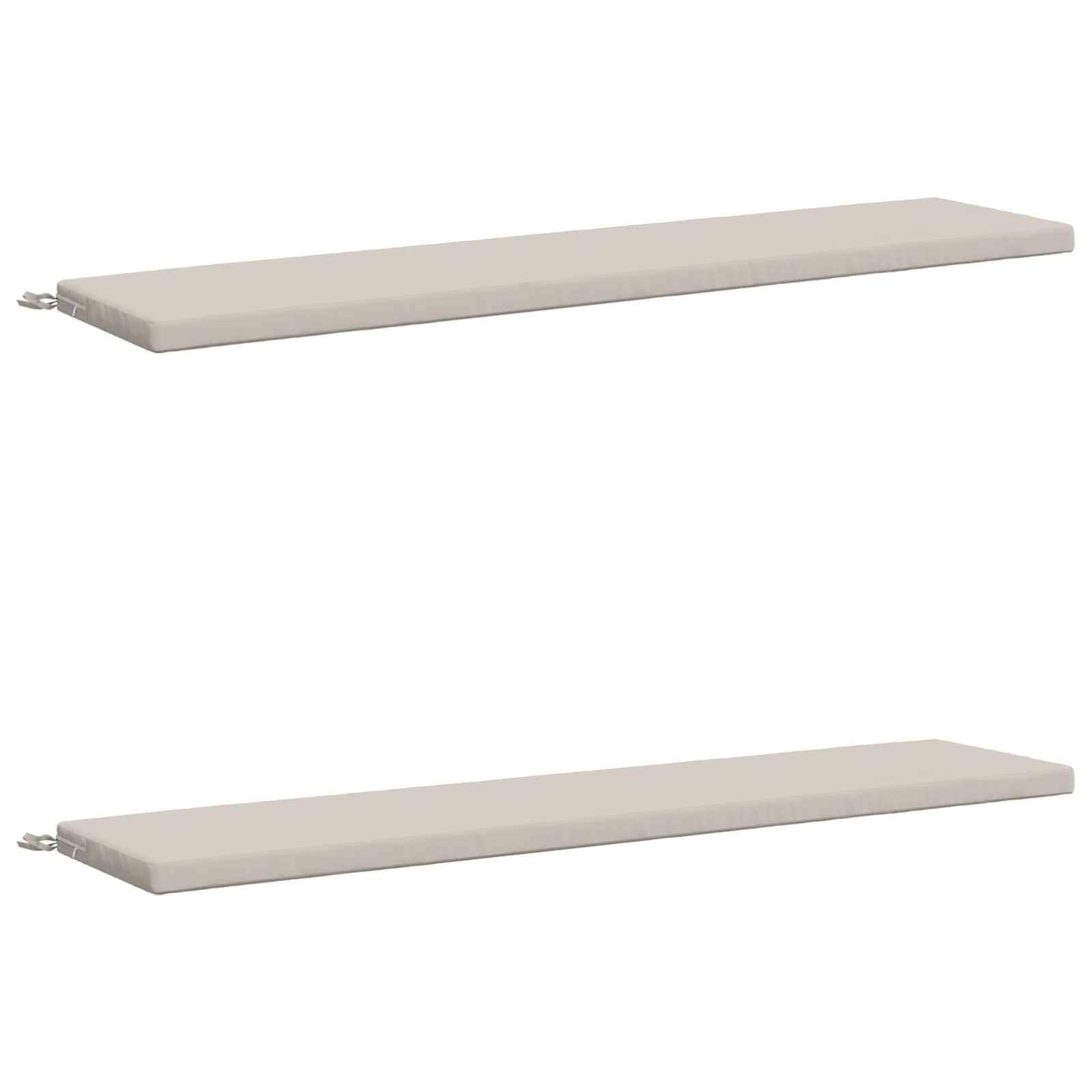 2-delige Bankkussens SOEST 2 st 100% Polyester Wit image 2