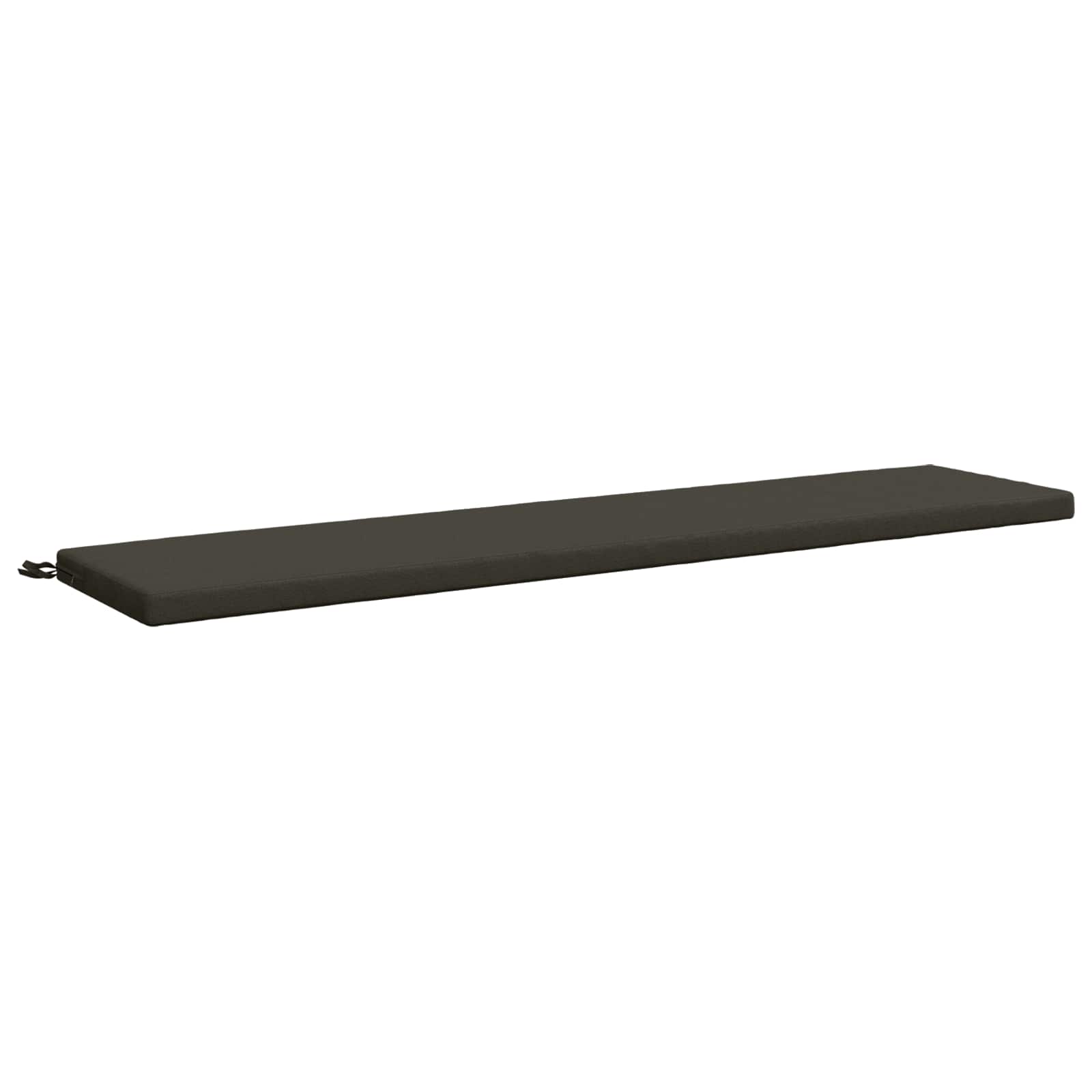 Bankkussen SOEST 100% Polyester Antraciet 200 x 40 x 5 cm image 1
