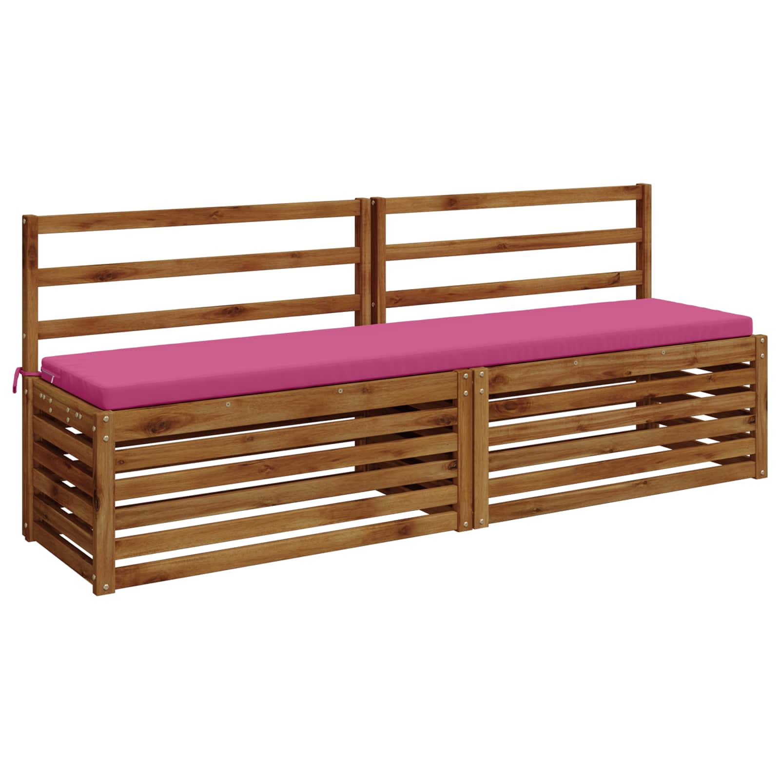 2-delige Bankkussens SOEST 2 st 100% Polyester Roze image 2