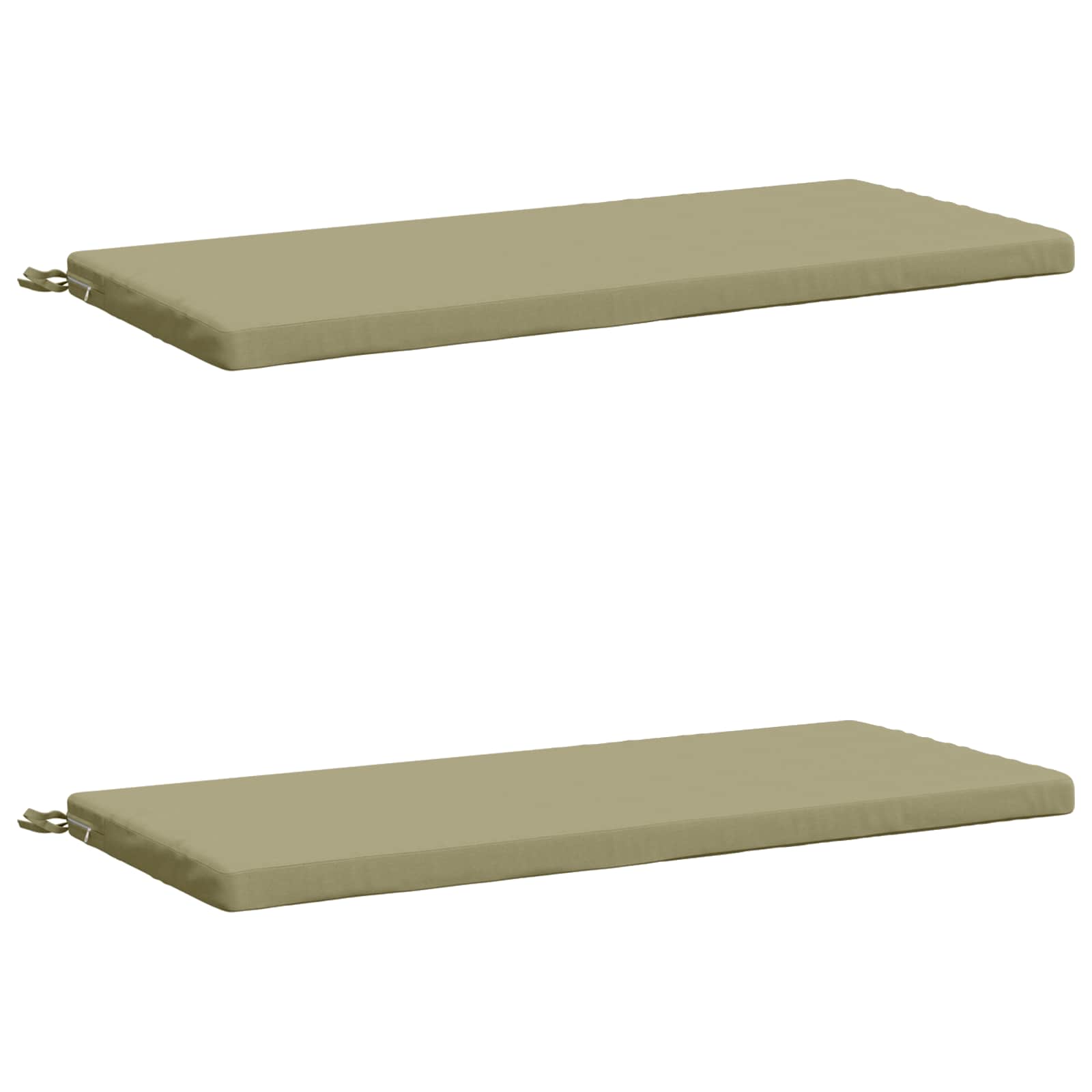 2-delige Bankkussens SOEST 2 st 100% Polyester Lichtgroen image 2