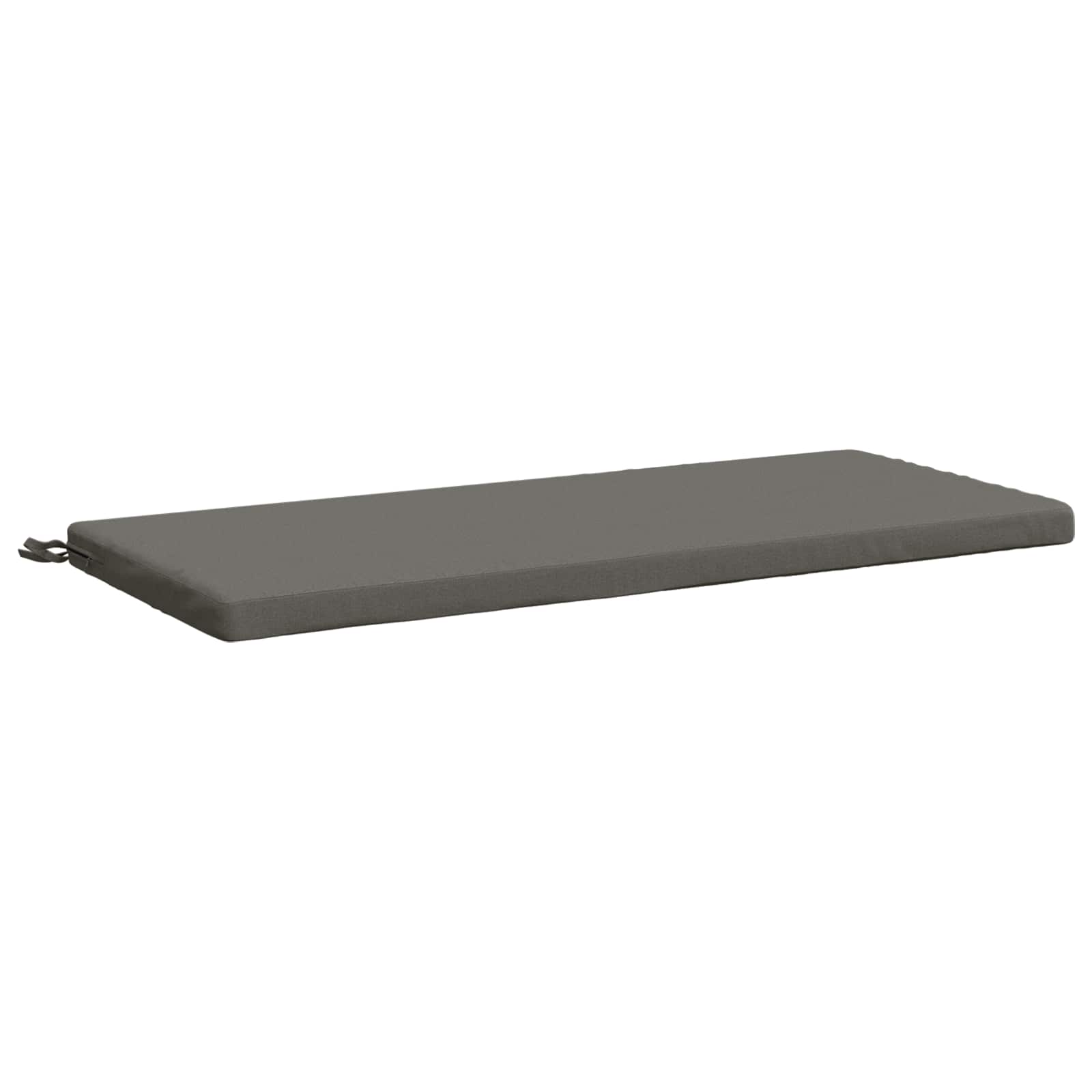 vidaXL Vankúš na lavičku SOEST 100% polyester Sivá 110 x 50 x 5 cm