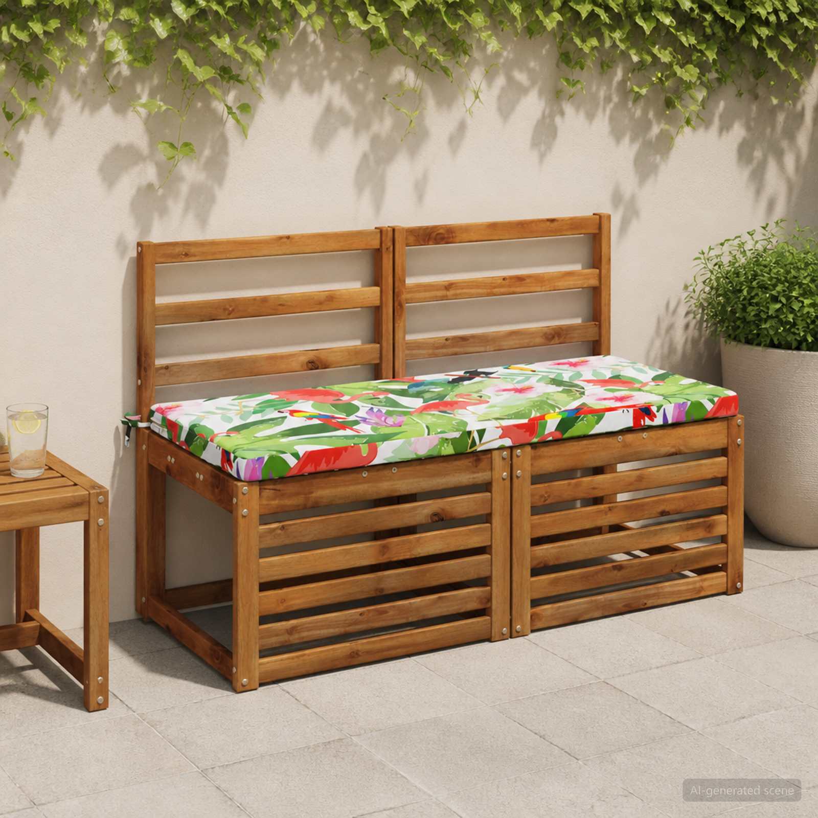 2-delige Bankkussens SOEST 2 st 100% Polyester Meerkleurig image 1