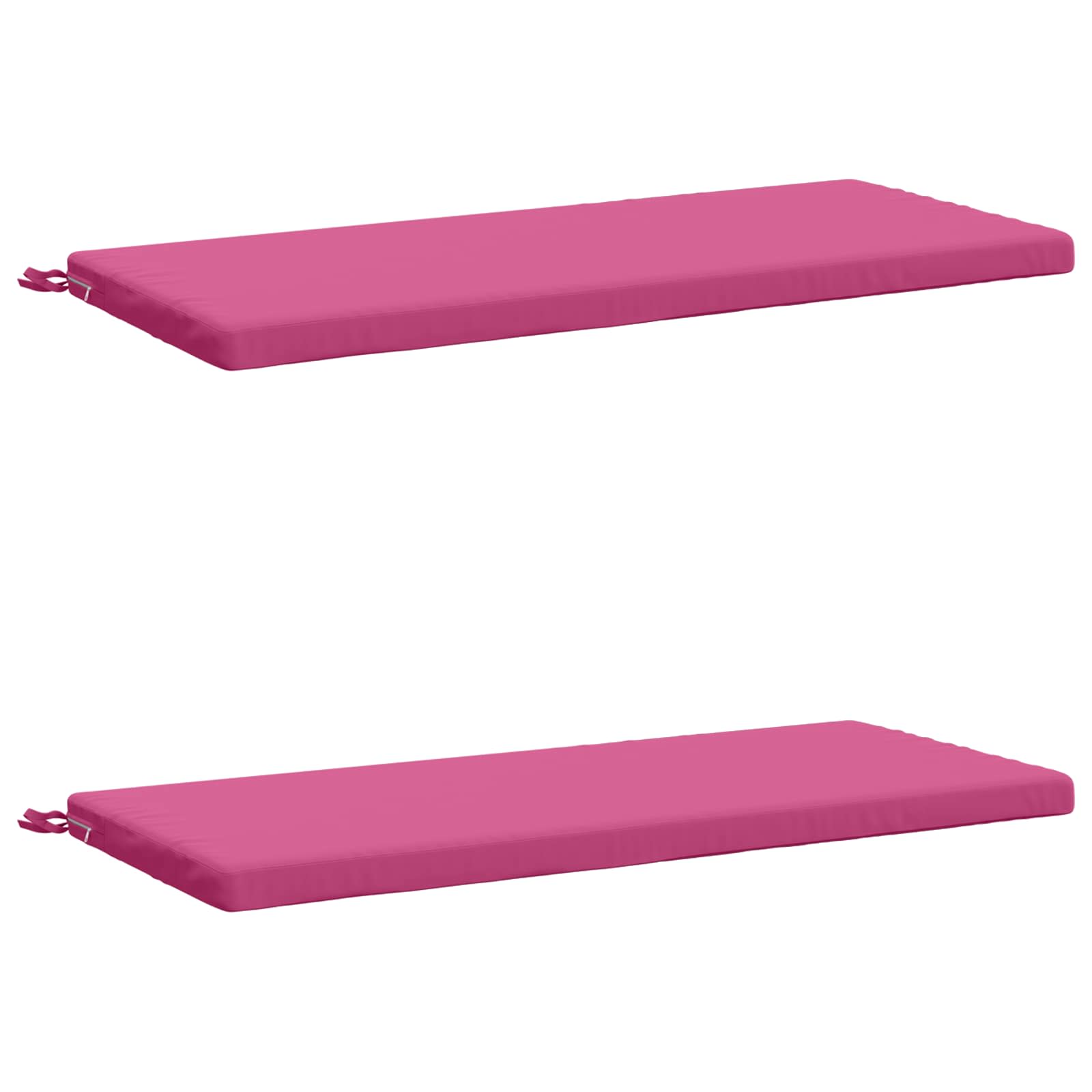 2-delige Bankkussens SOEST 2 st 100% Polyester Roze image 1