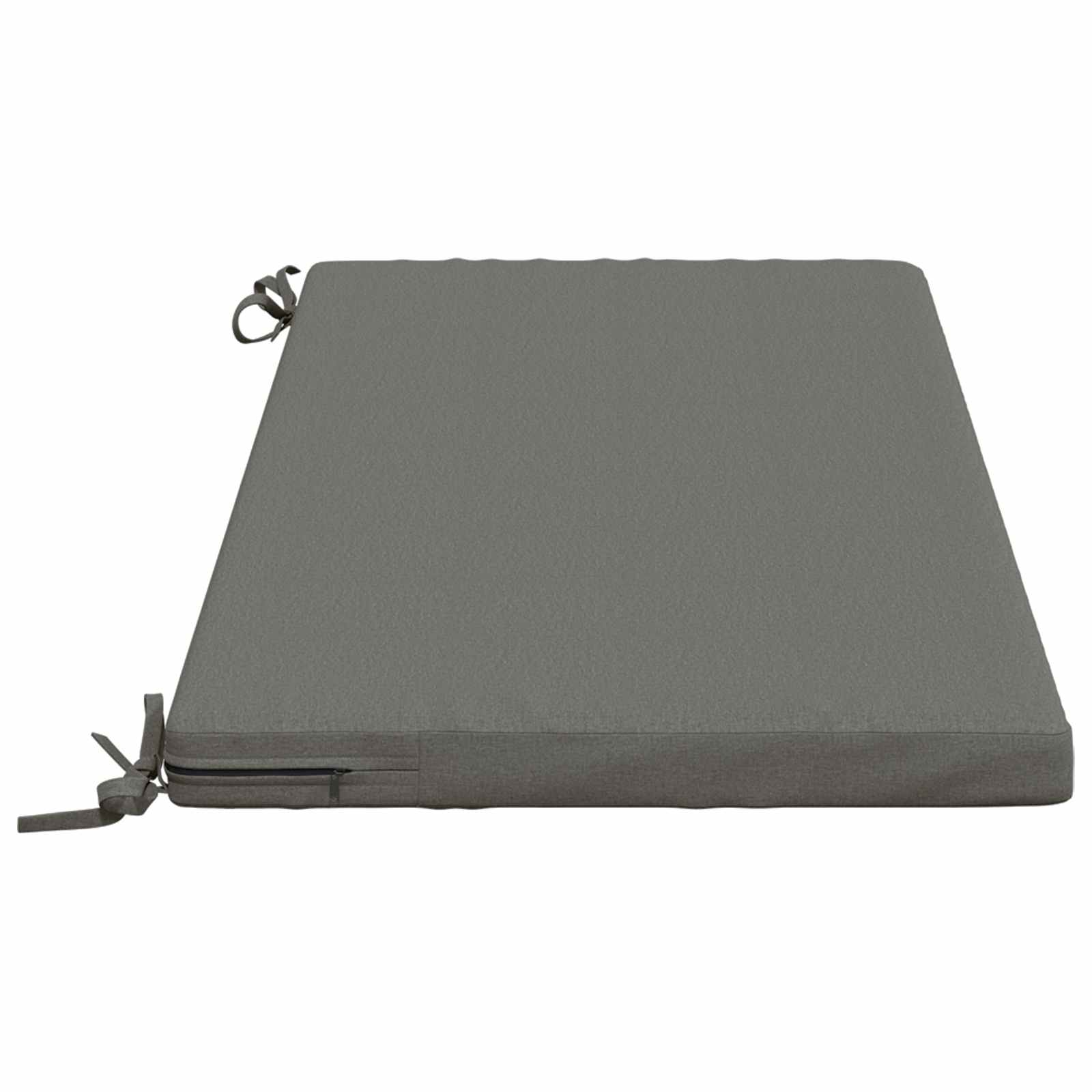 vidaXL Bank Kussens SOEST 2 st 100% Polyester Grijs 120 x 50 x 5 cm, foto 4