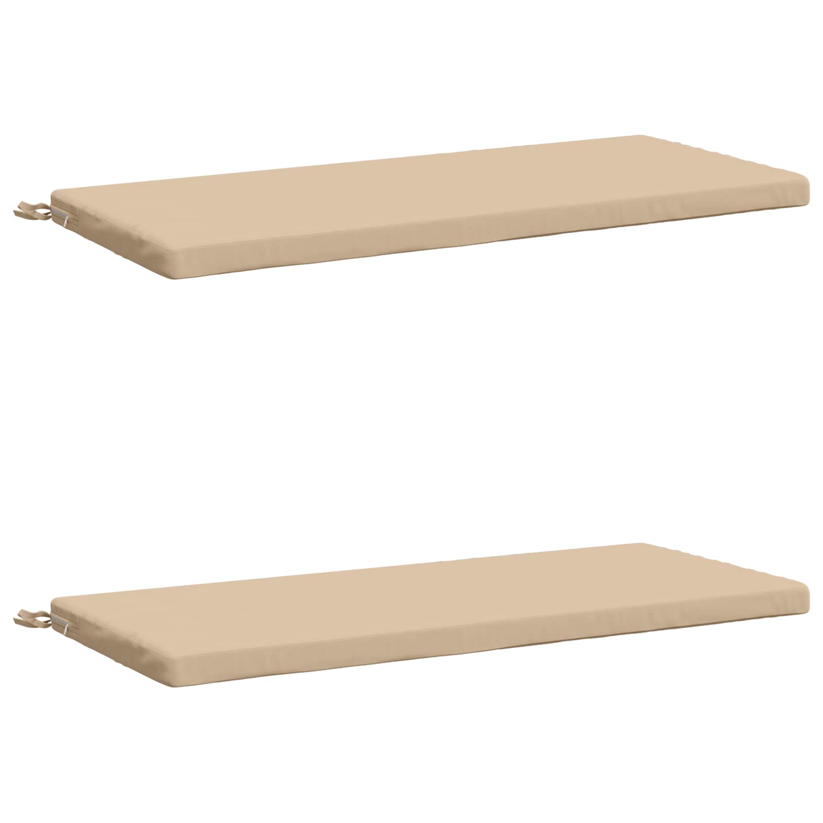 2-delige Bankkussens SOEST 2 st 100% Polyester Crèmekleurig image 2