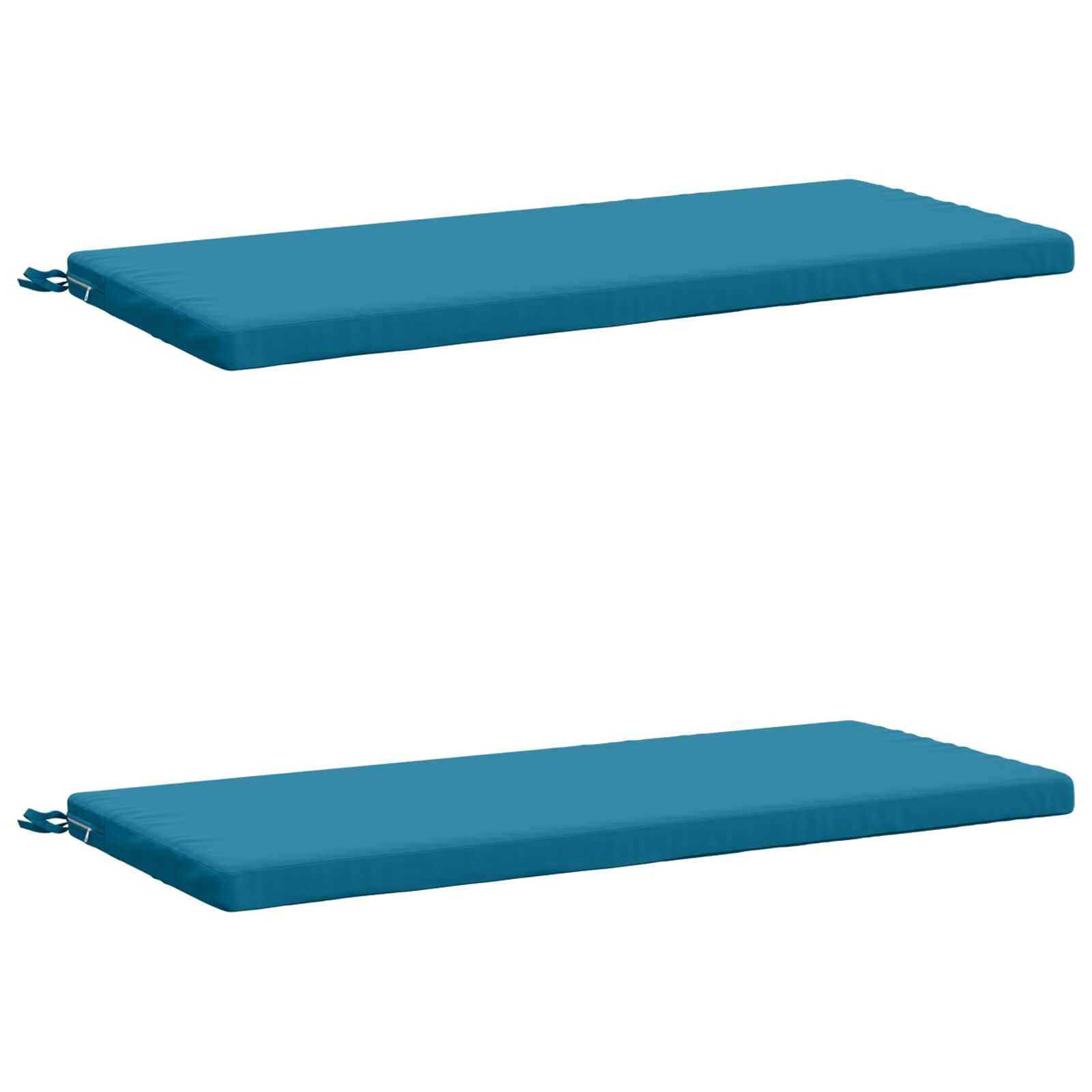 2-delige Bankkussens SOEST 2 st 100% Polyester Lichtblauw image 2