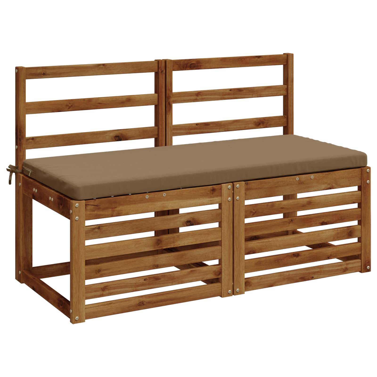 Bankkussen SOEST 100% Polyester Taupe 120 x 50 x 5 cm image 2