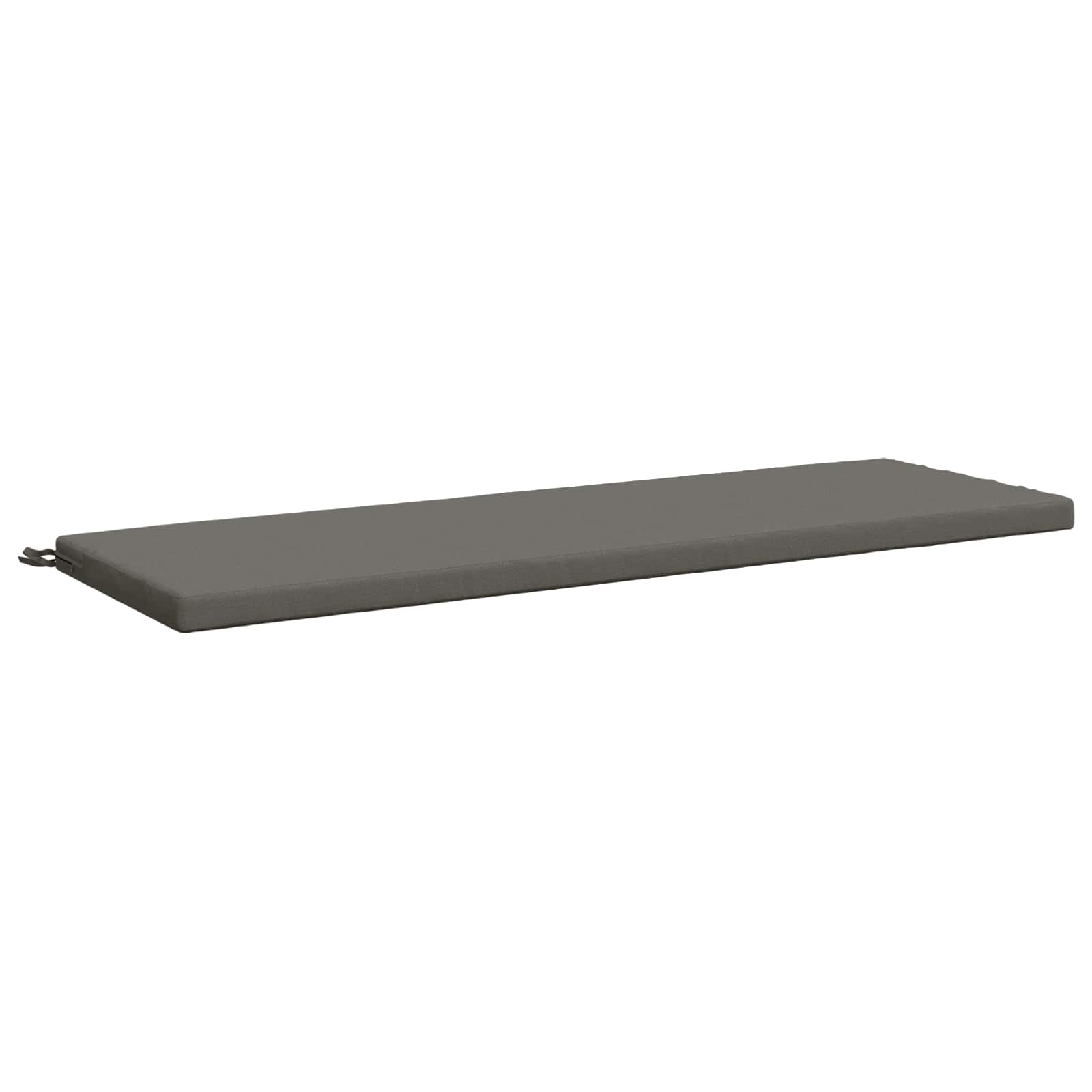 vidaXL Vankúš na lavičku SOEST 100% polyester Sivá 140 x 50 x 5 cm