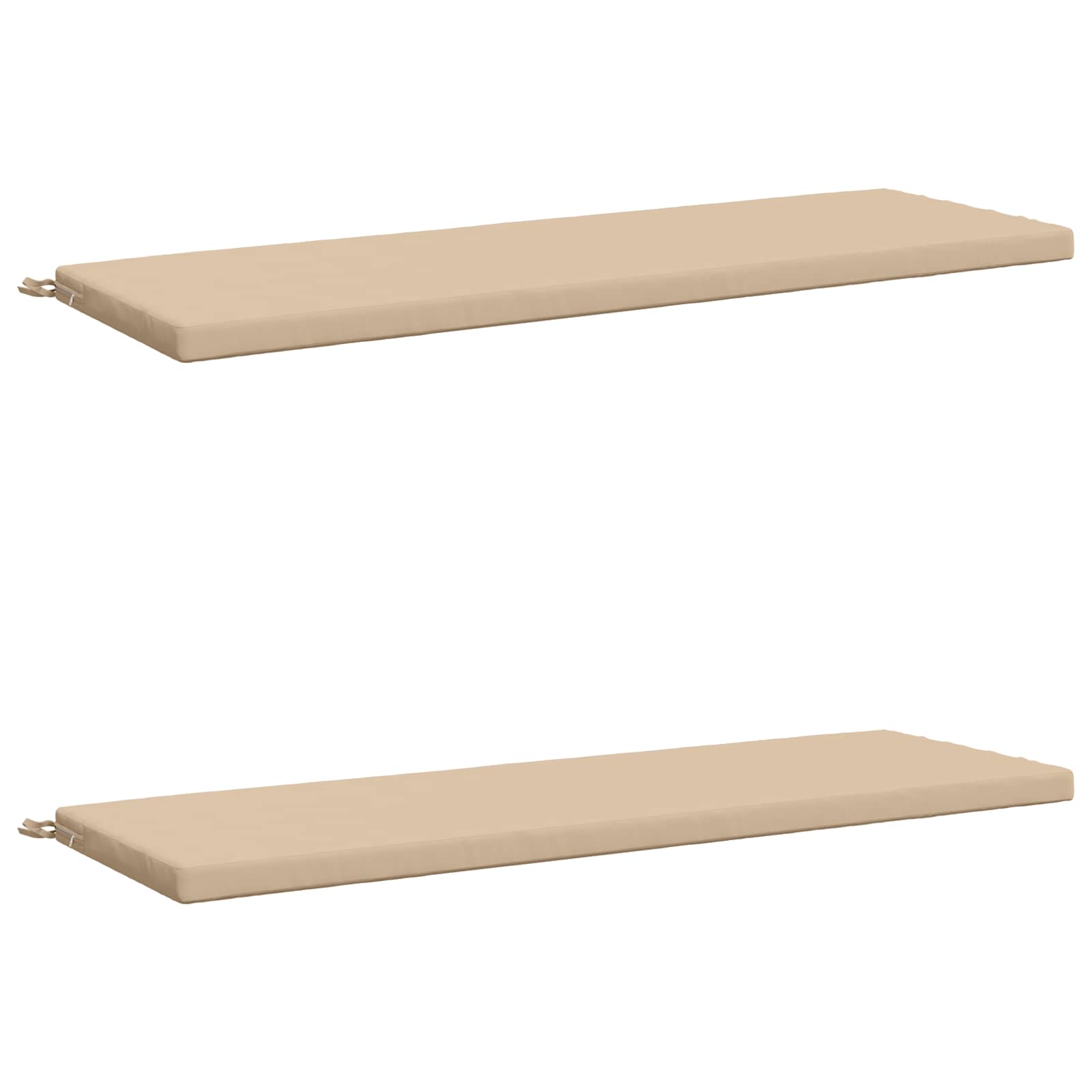 2-delige Bankkussens SOEST 2 st 100% Polyester Crèmekleurig image 2