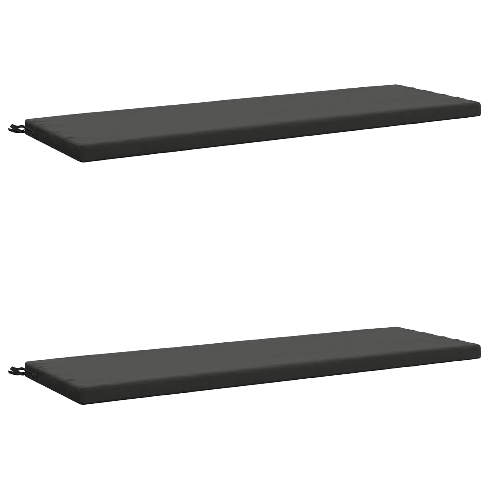 Калъфи за пейки, 2 части SOEST 2 бр. 100% полиестер Антрацит — изображение 2