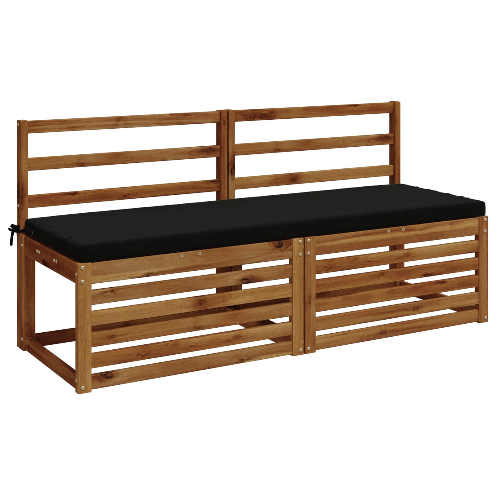 Bankkussen SOEST 100% Polyester Zwart 140 x 50 x 5 cm image 3