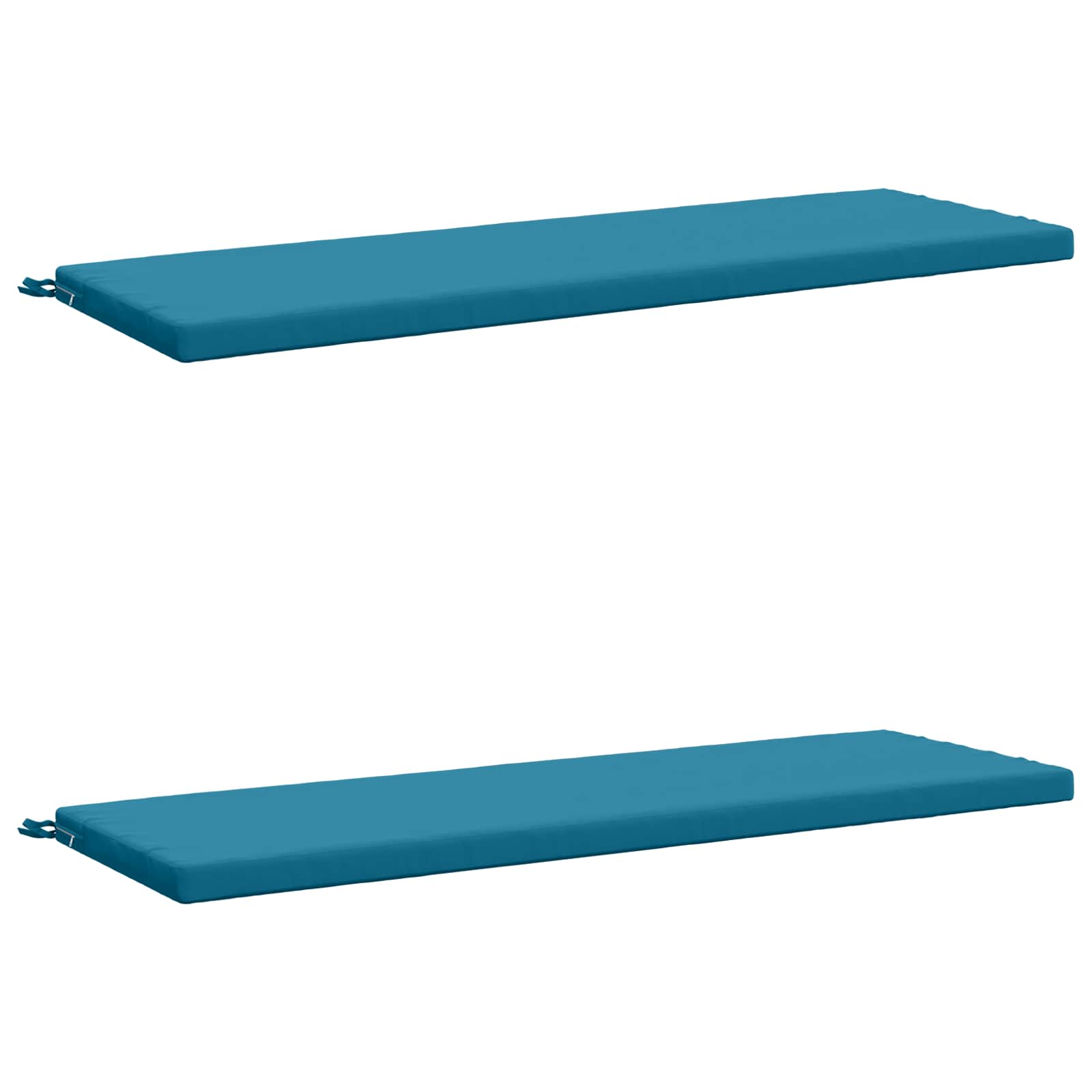 2-delige Bankkussens SOEST 2 st 100% Polyester Lichtblauw image 2