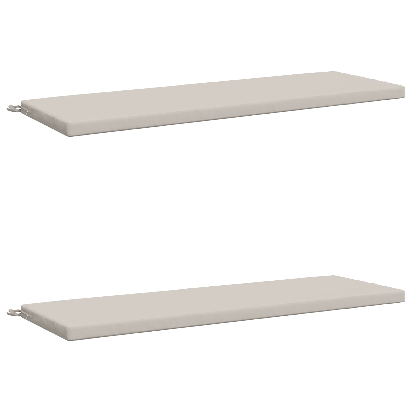 2-delige Bankkussens SOEST 2 st 100% Polyester Wit image 2