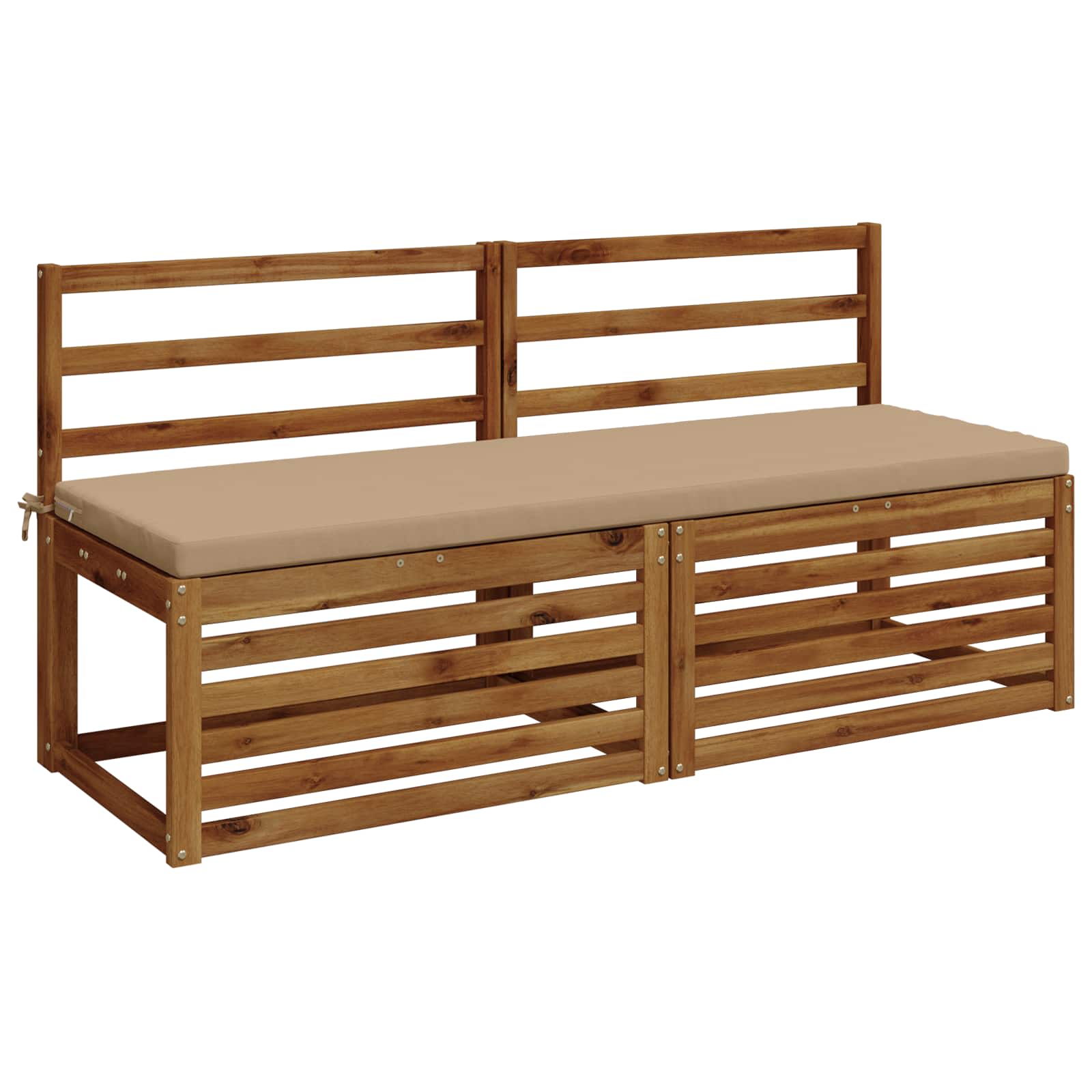 2-delige Bankkussens SOEST 2 st 100% Polyester Zand image 2