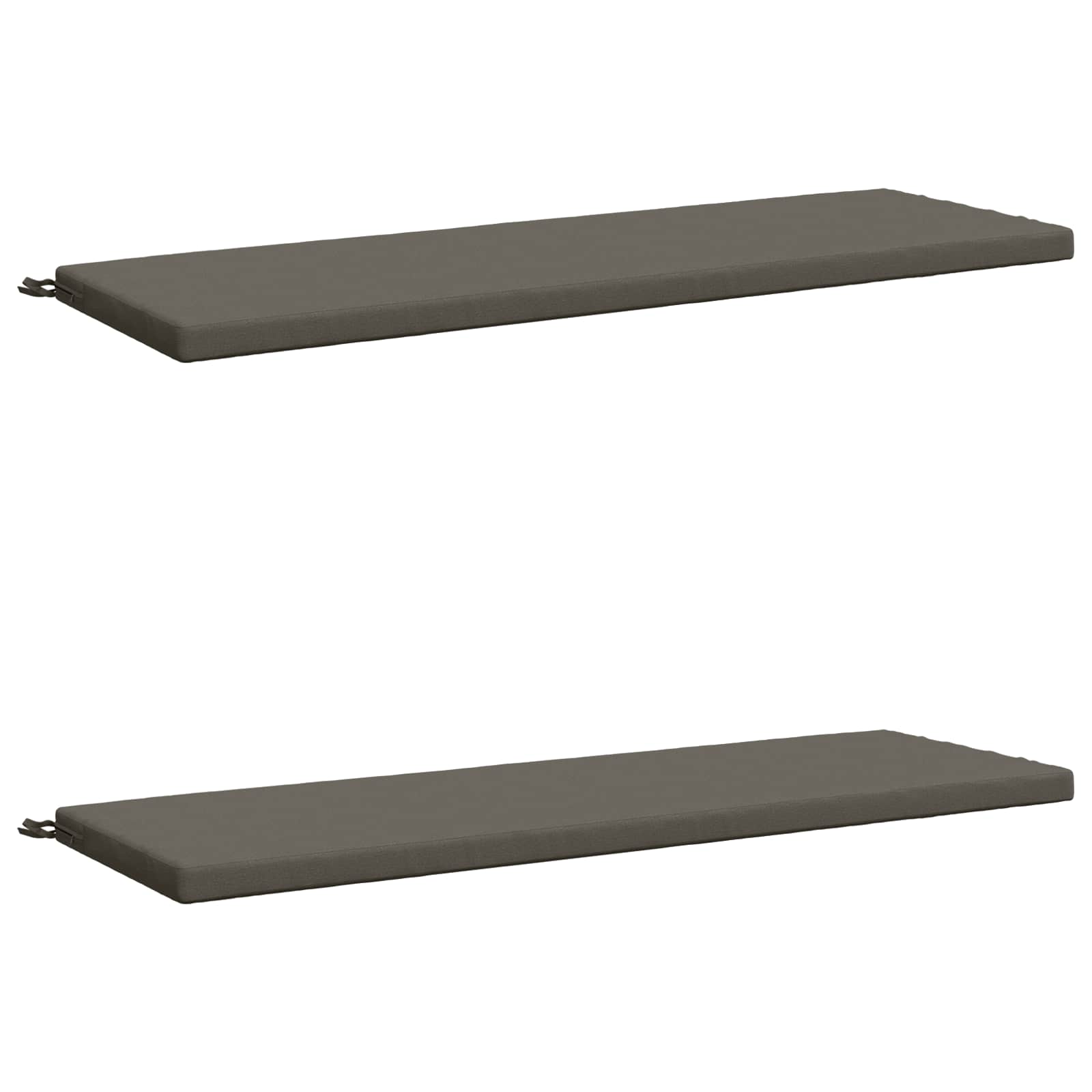 2-delige Bankkussens SOEST 2 st 100% Polyester Grijs image 1