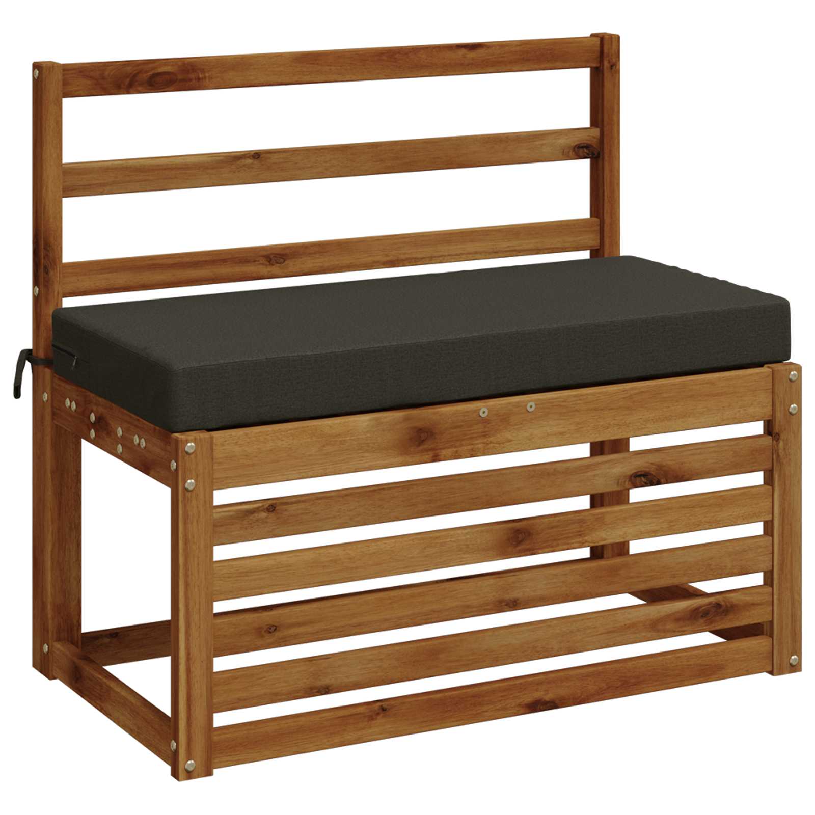 Bankkussen SOEST 100% Polyester Antraciet 60 x 40 x 8 cm image 2