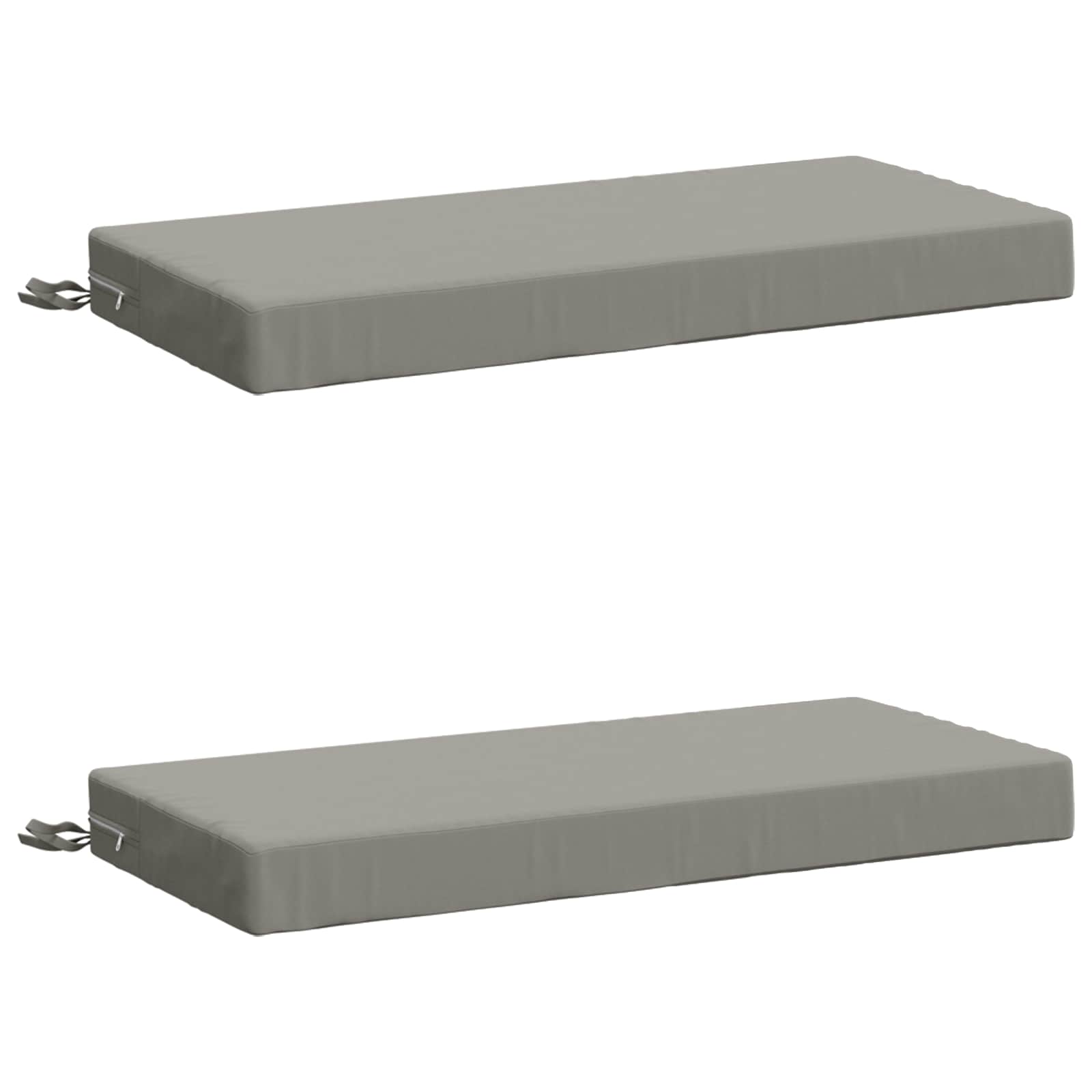 2-delige Bankkussens SOEST 2 st 100% Polyester Grijs image 1
