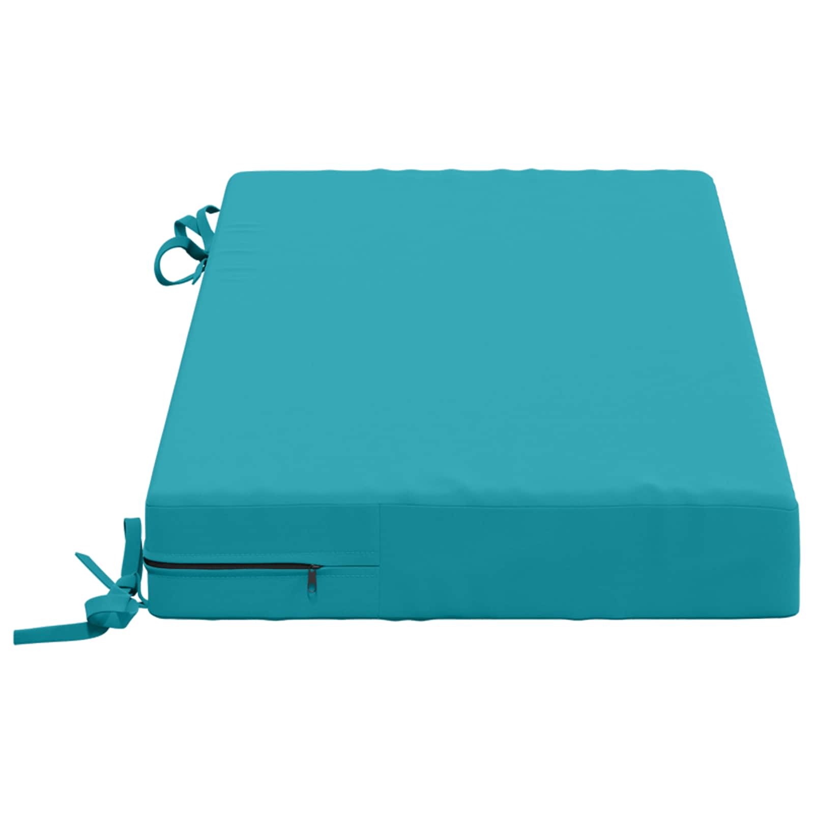 Bankkussen SOEST 100% Polyester Turquoise 60 x 40 x 8 cm image 3