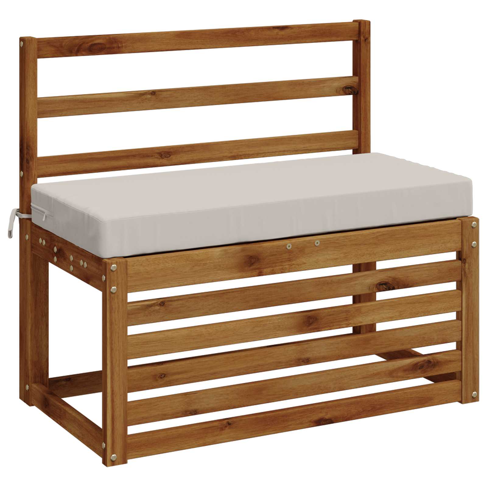 Bankkussen SOEST 100% Polyester Wit 80 x 40 x 8 cm image 2