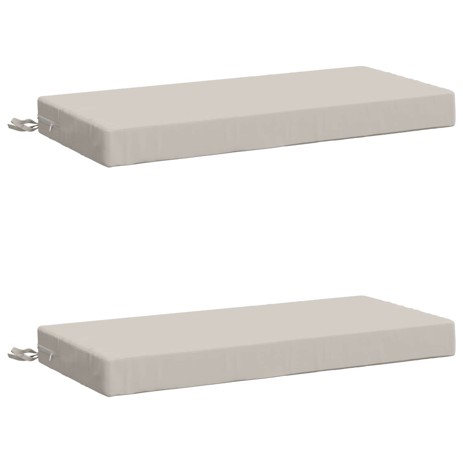 2-delige Bankkussens SOEST 2 st 100% Polyester Wit image 2
