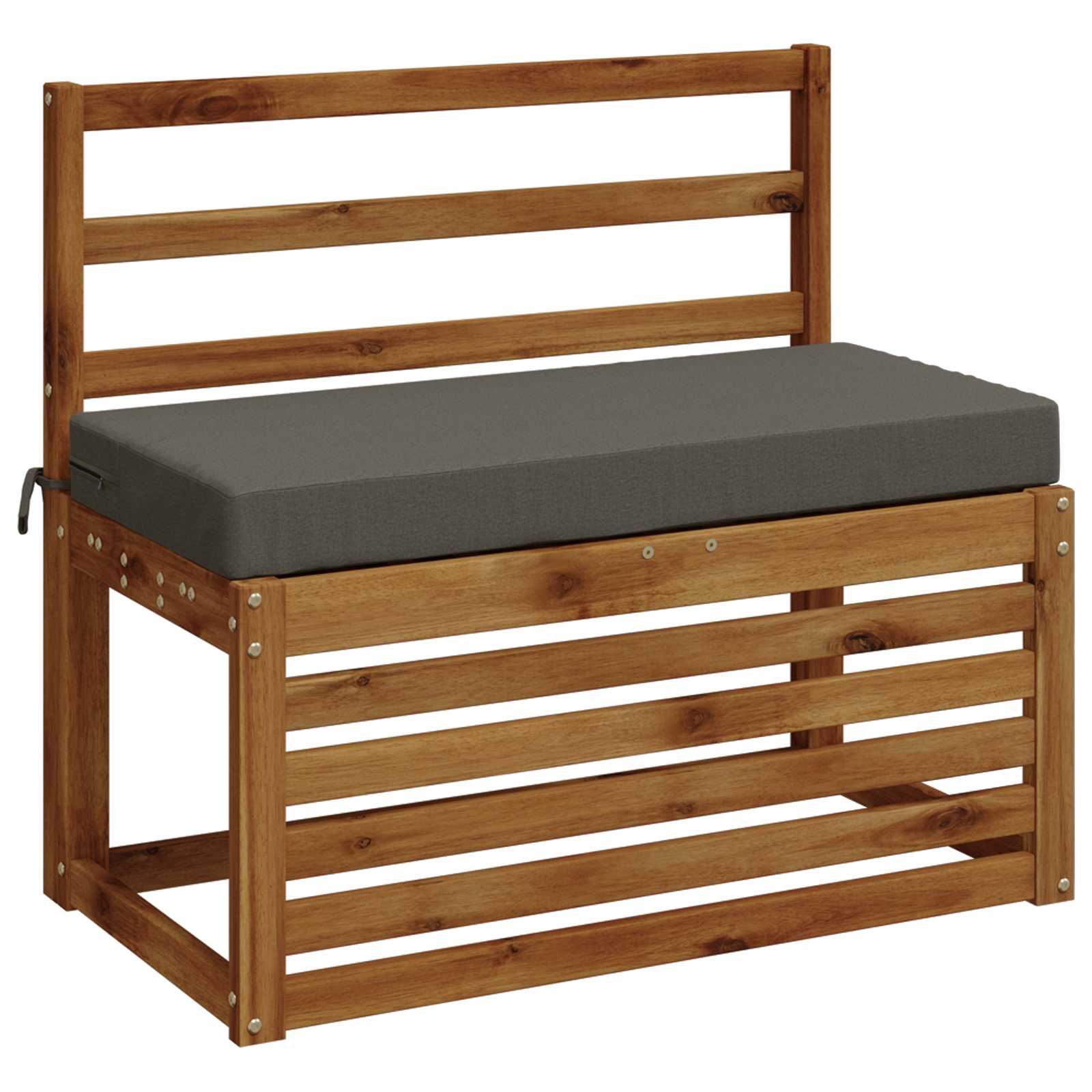 Bankkussen SOEST 100% Polyester Grijs 80 x 40 x 8 cm image 2
