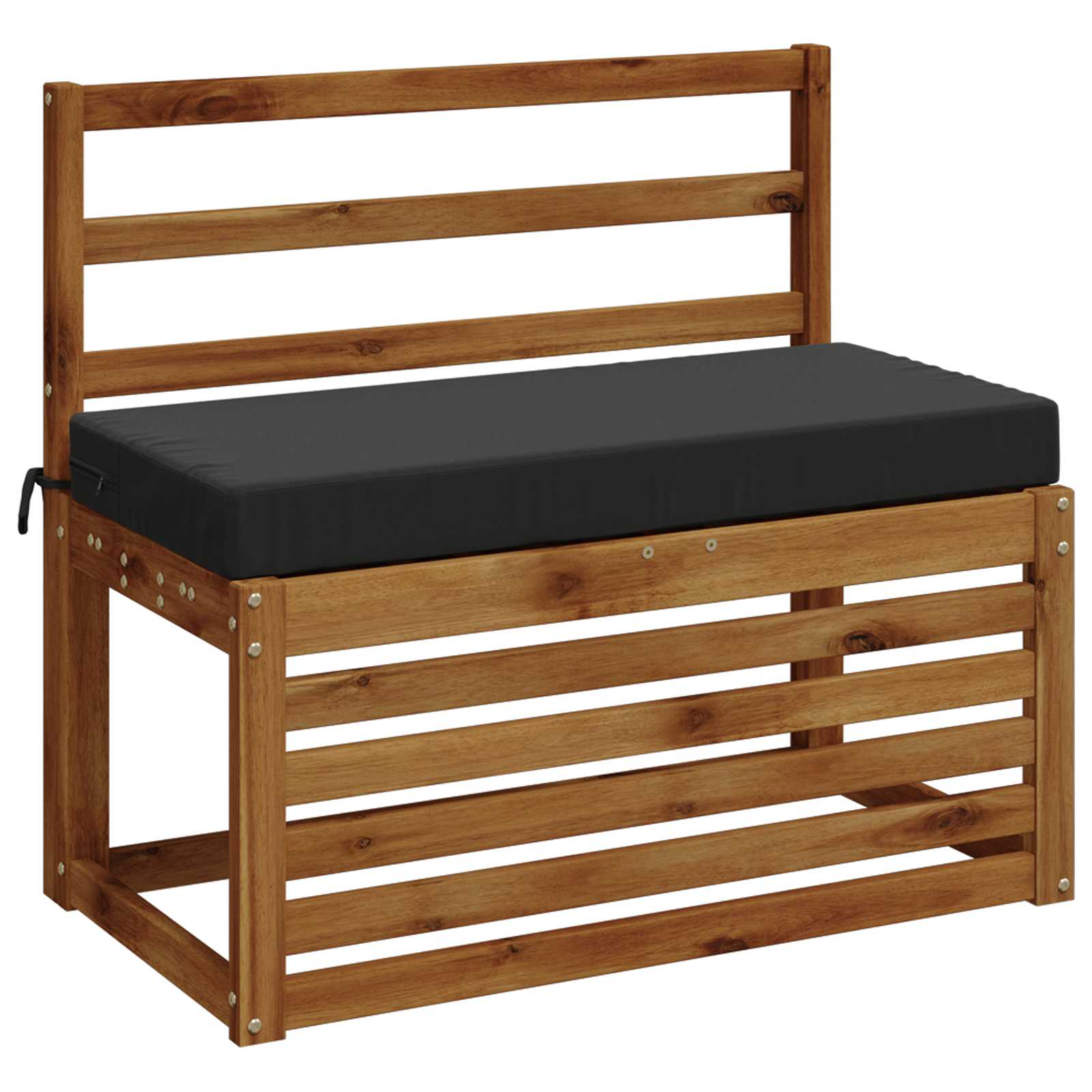 Bankkussen SOEST 100% Polyester Antraciet 80 x 40 x 8 cm image 2