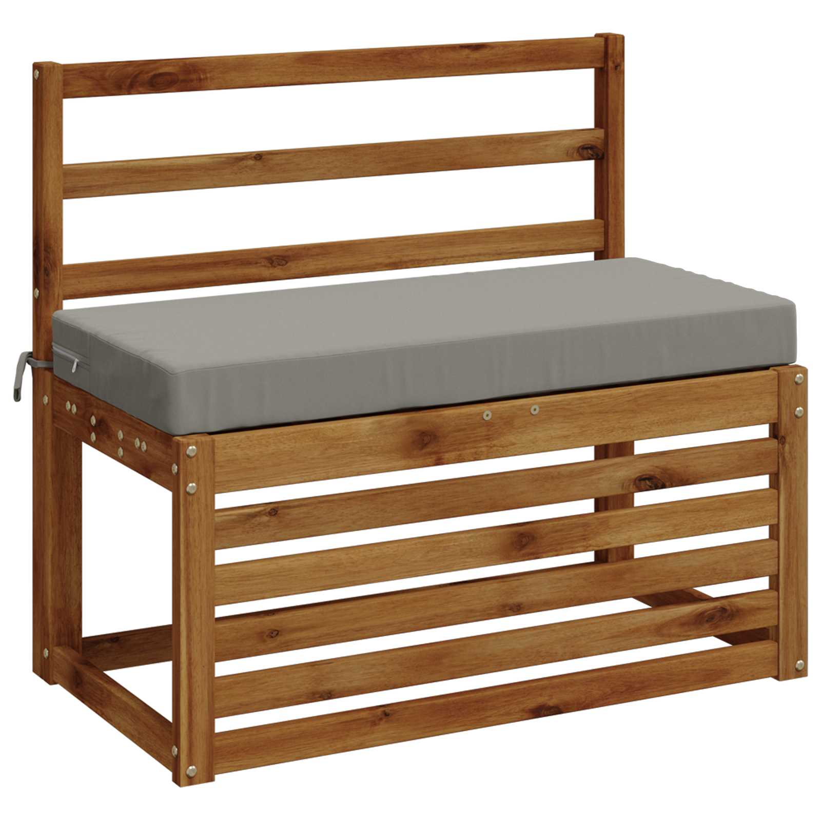Bankkussen SOEST 100% Polyester Grijs 80 x 40 x 8 cm image 2