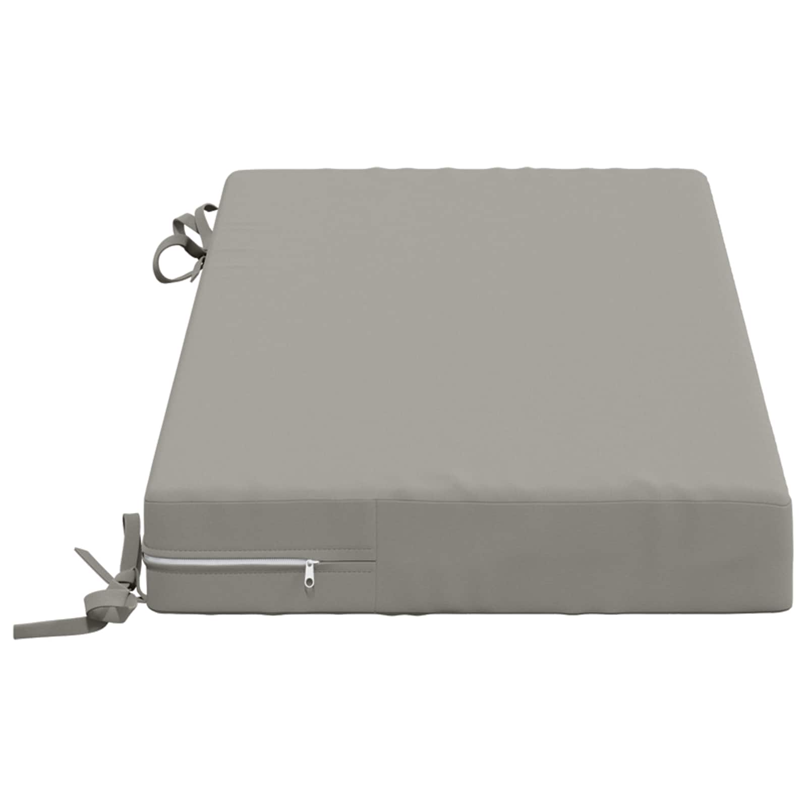 Bankkussen SOEST 100% Polyester Grijs 80 x 40 x 8 cm image 3